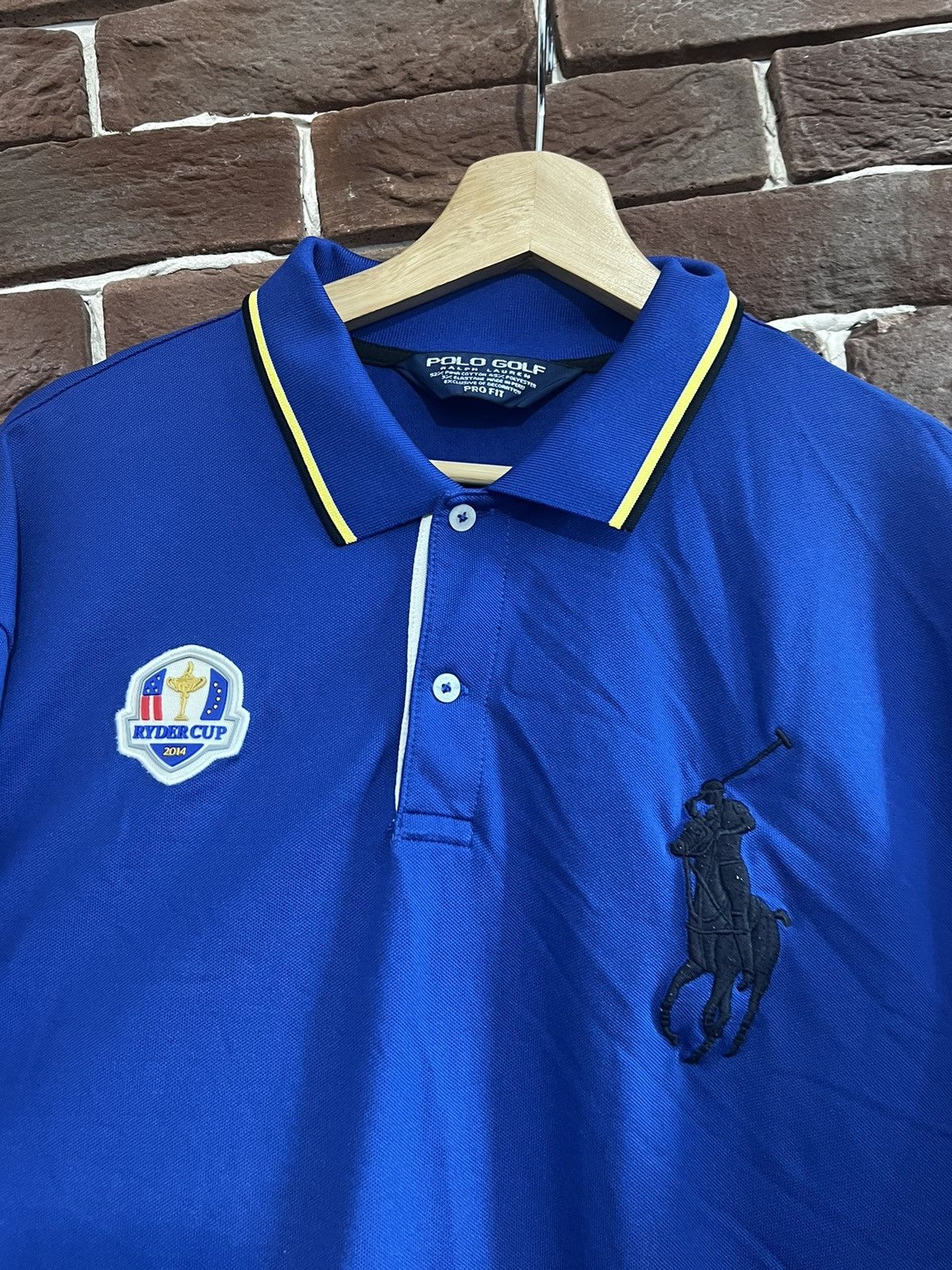 Ralph Lauren Ralph Lauren Golf Ryder Cup 2014 Big Pony Hype Rare XL Blue Size US XL / EU 56 / 4 - 3 Thumbnail