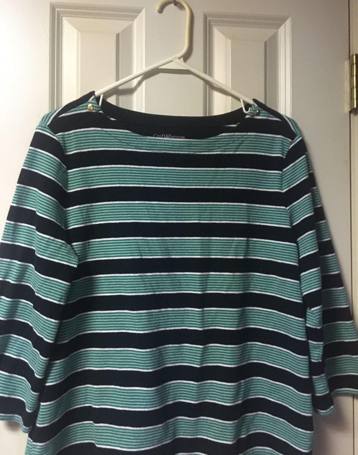 Croft & Barrow Croft & Barrow Women’s Top Large Blouse Excellent Condition Size L / US 10 / IT 46 - 6 Thumbnail