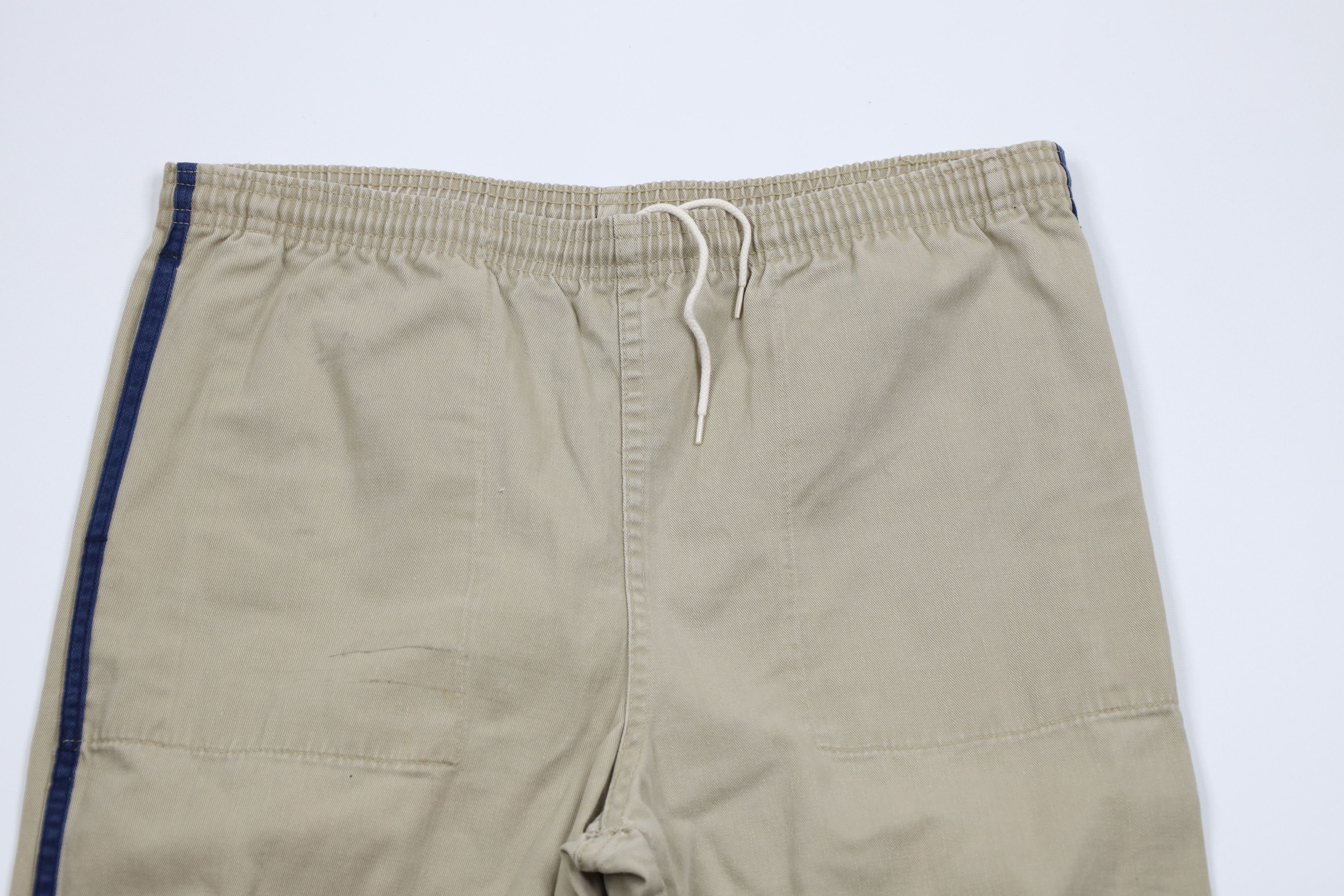 Nike × Vintage Vintage 80s 90s Nike Mini Swoosh Striped Pants Cotton USA Size US 34 / EU 50 - 2 Thumbnail