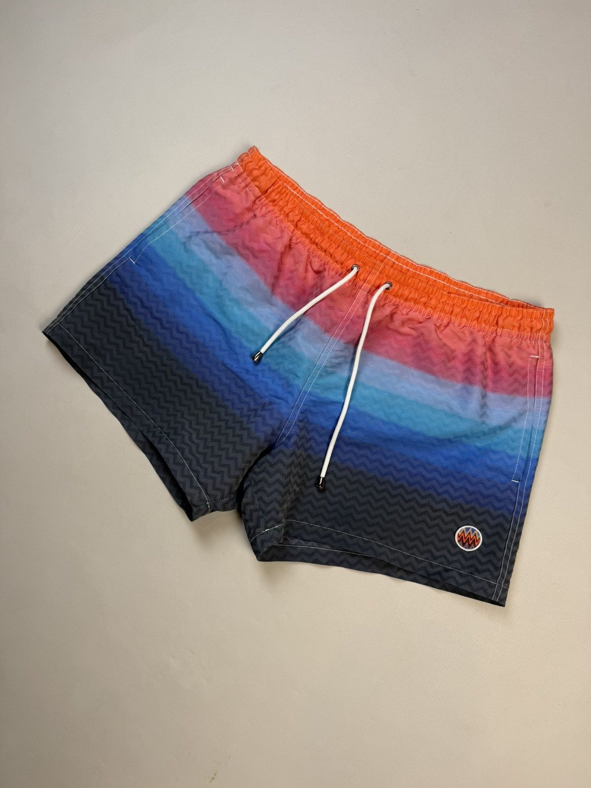 Missoni Missoni Mare Men’s Zig Zag Patterned Swimming Beach Shorts Size US 36 / EU 52 - 4 Thumbnail
