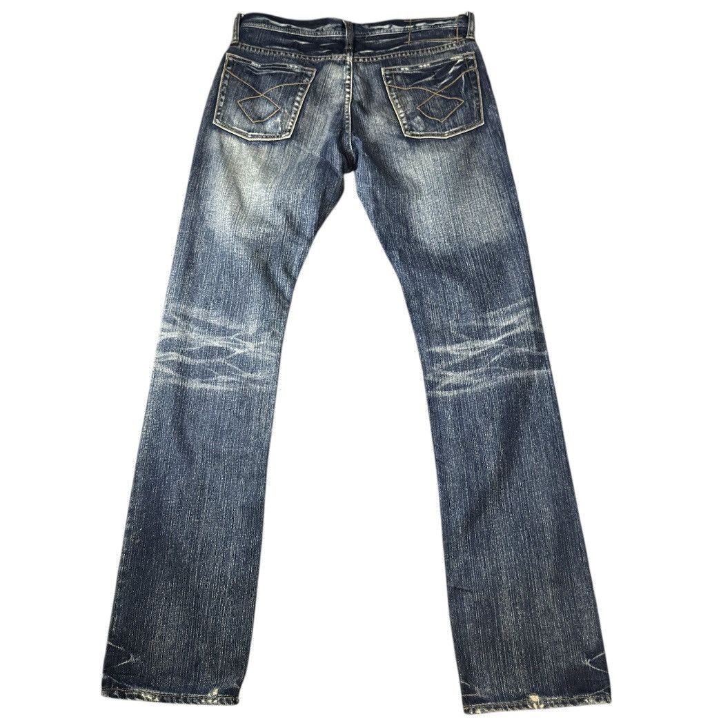 Le Grande Bleu (L.G.B.) Japanese Destroyed Rupert Distressed Opium Denim Archive Y2k Size US 32 / EU 48 - 2 Thumbnail