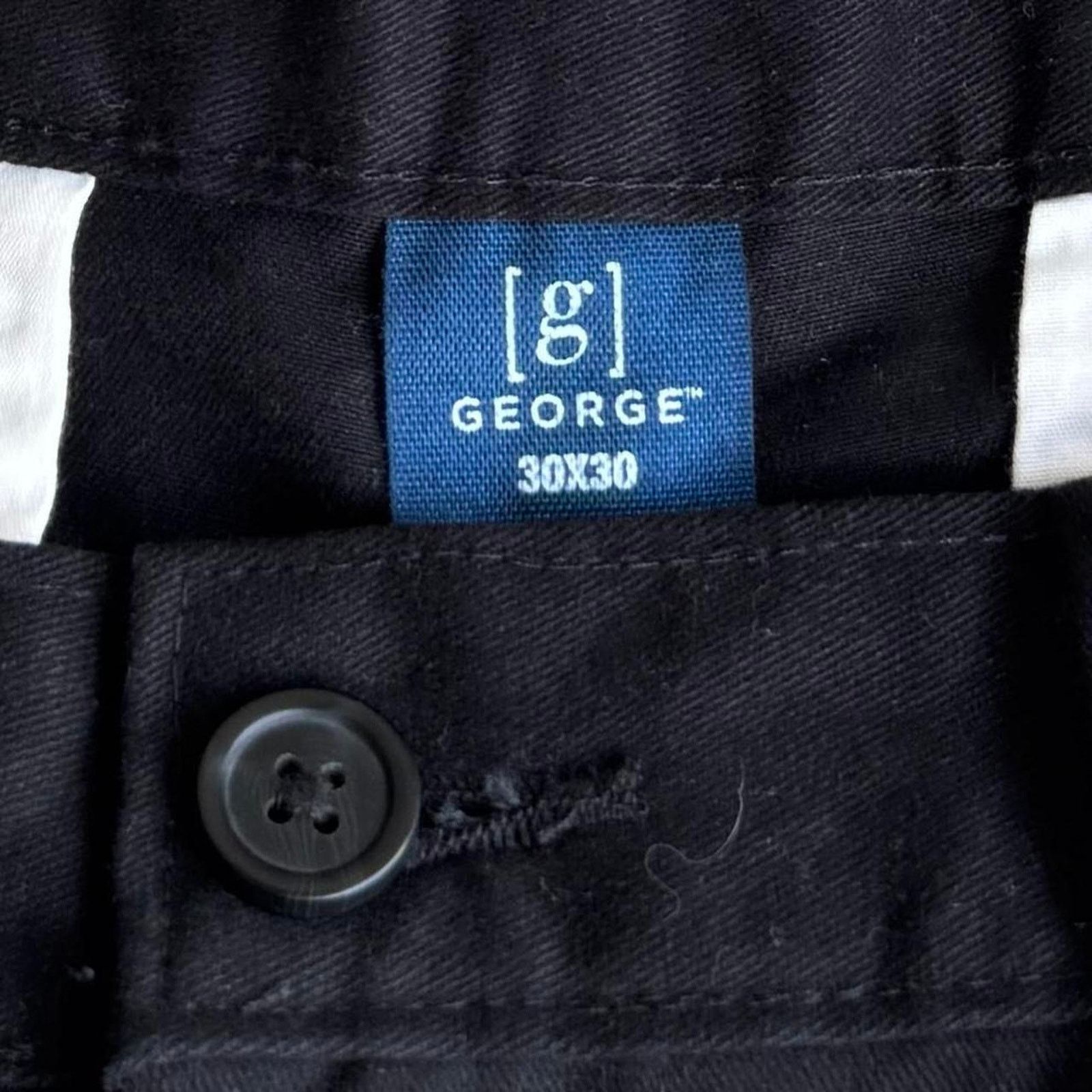 Japanese Brand × Vintage Vintage Y2K George Straight Fit Black Grunge Opium Pants Size US 30 / EU 46 - 3 Thumbnail