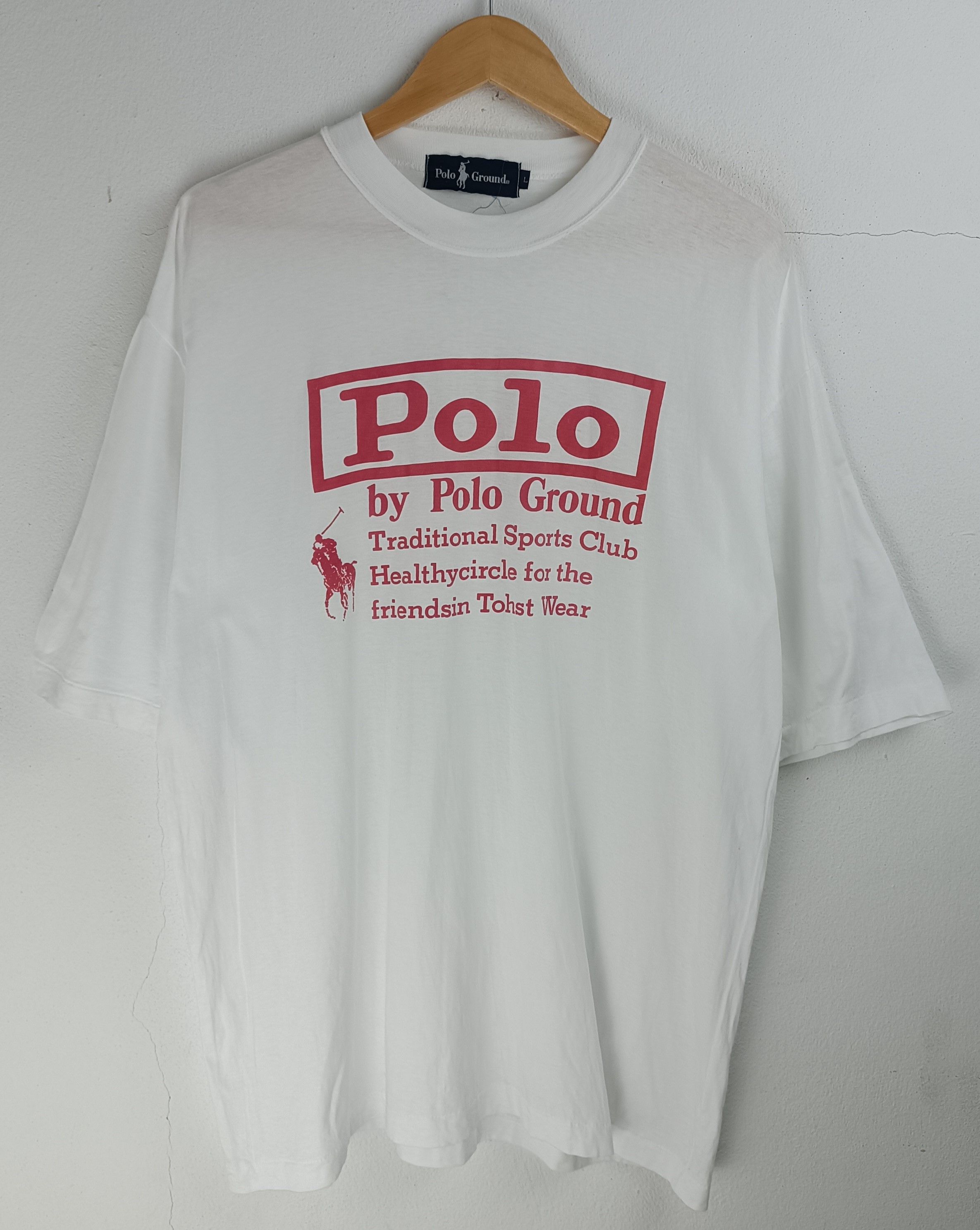 Other VINTAGE 90'S POLO GROUND SUPER SOFT TEE VERY RARE Size US L / EU 52-54 / 3 - 3 Thumbnail