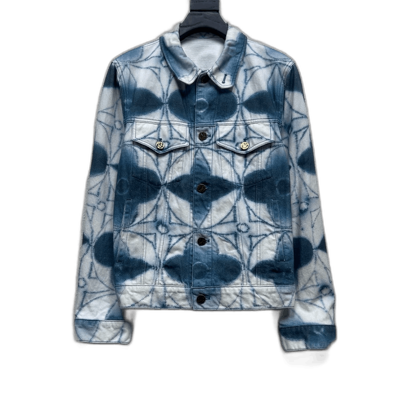 Louis Vuitton Louis Vuitton Tie-Dye Denim Jacket - dmc Size M / US 6-8 / IT 42-44 - 1 Thumbnail