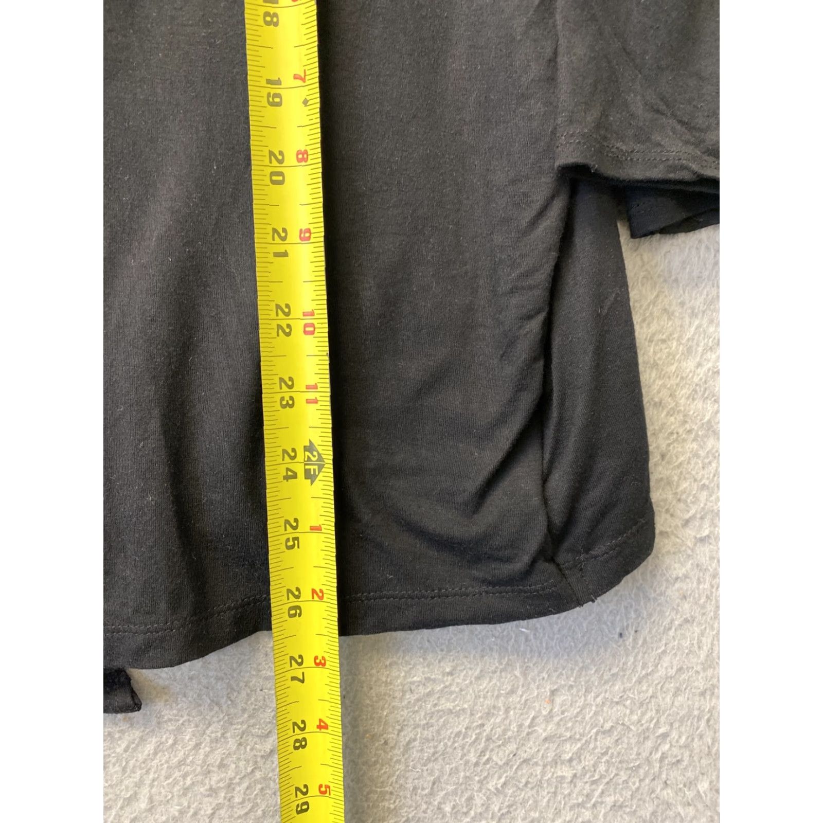 Croft & Barrow Croft Barrow Shirt Womens XL Black Collared 3/4 Sleeve Open Front Blouse / 98-50 Size XL / US 12-14 / IT 48-50 - 5 Thumbnail