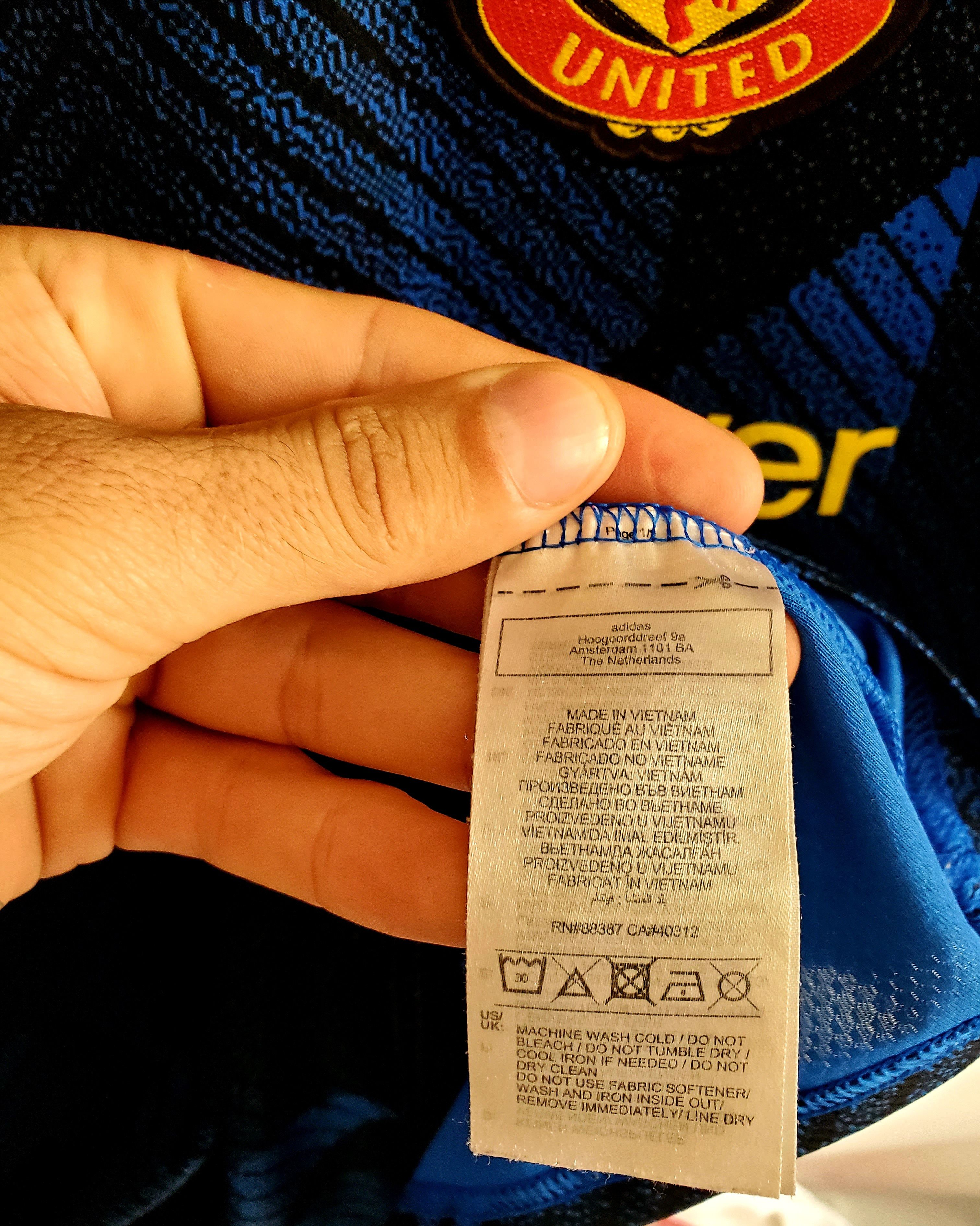 Adidas Manchester United 2021/2022 Away Jersey perfect condition S Size US S / EU 44-46 / 1 - 7 Thumbnail