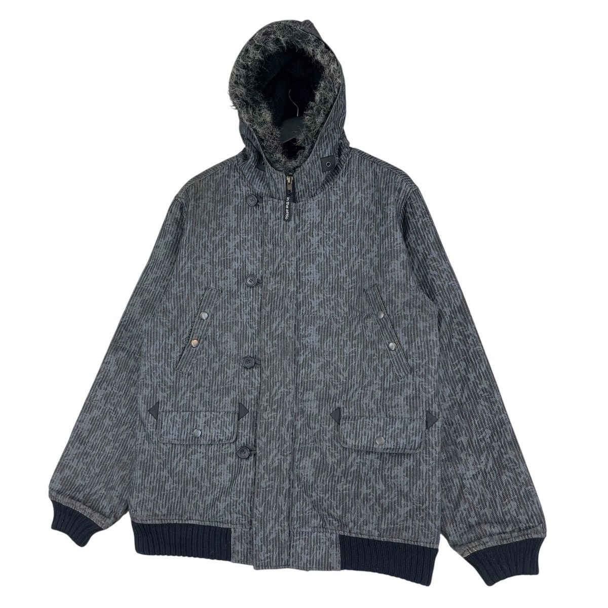In The Attic In The Attic Fur Hoodie Bomber Jacket Size US M / EU 48-50 / 2 - 4 Thumbnail