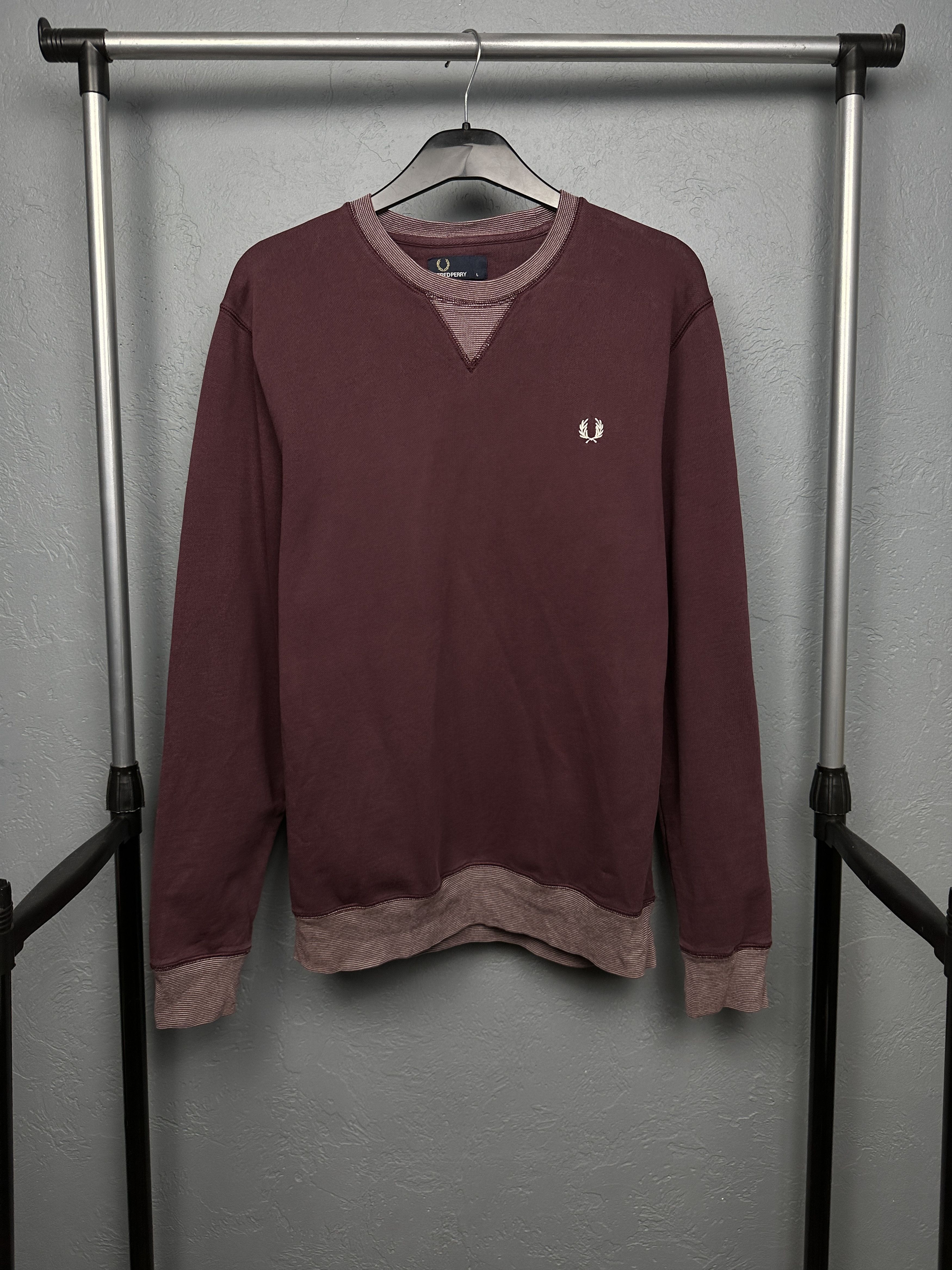 Fred Perry Fred Perry Vintage Mens Crew Neck Sweatshirt Size US L / EU 52-54 / 3 - 1 Thumbnail