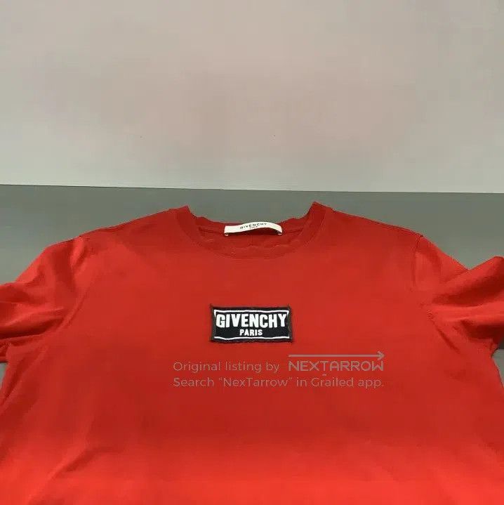 Givenchy Givenchy Red Short-Sleeve Logo T-Shirt. Size US XS / EU 42 / 0 - 5 Thumbnail