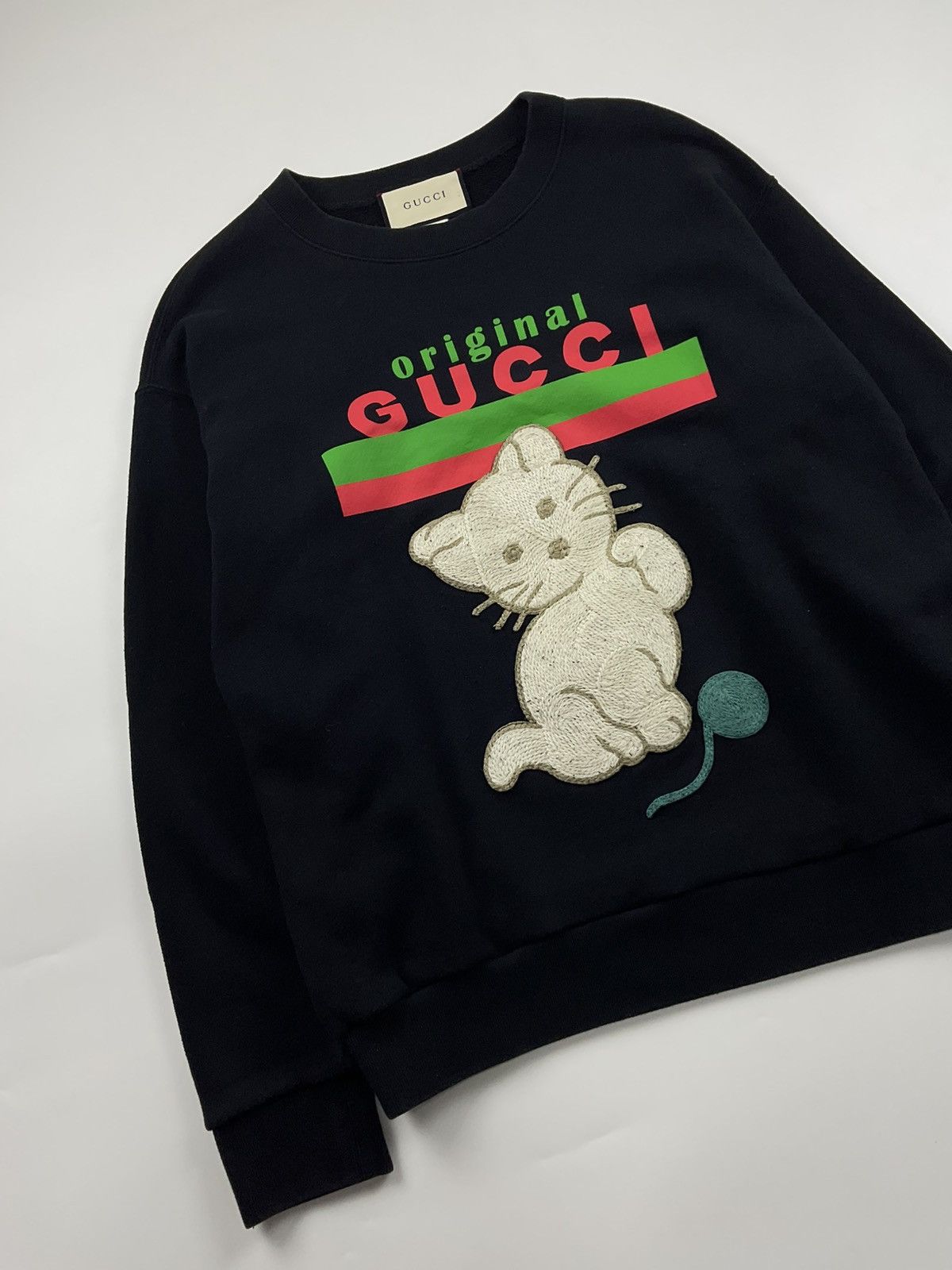 Gucci Gucci Cat Logo Pullover Size US M / EU 48-50 / 2 - 2 Thumbnail