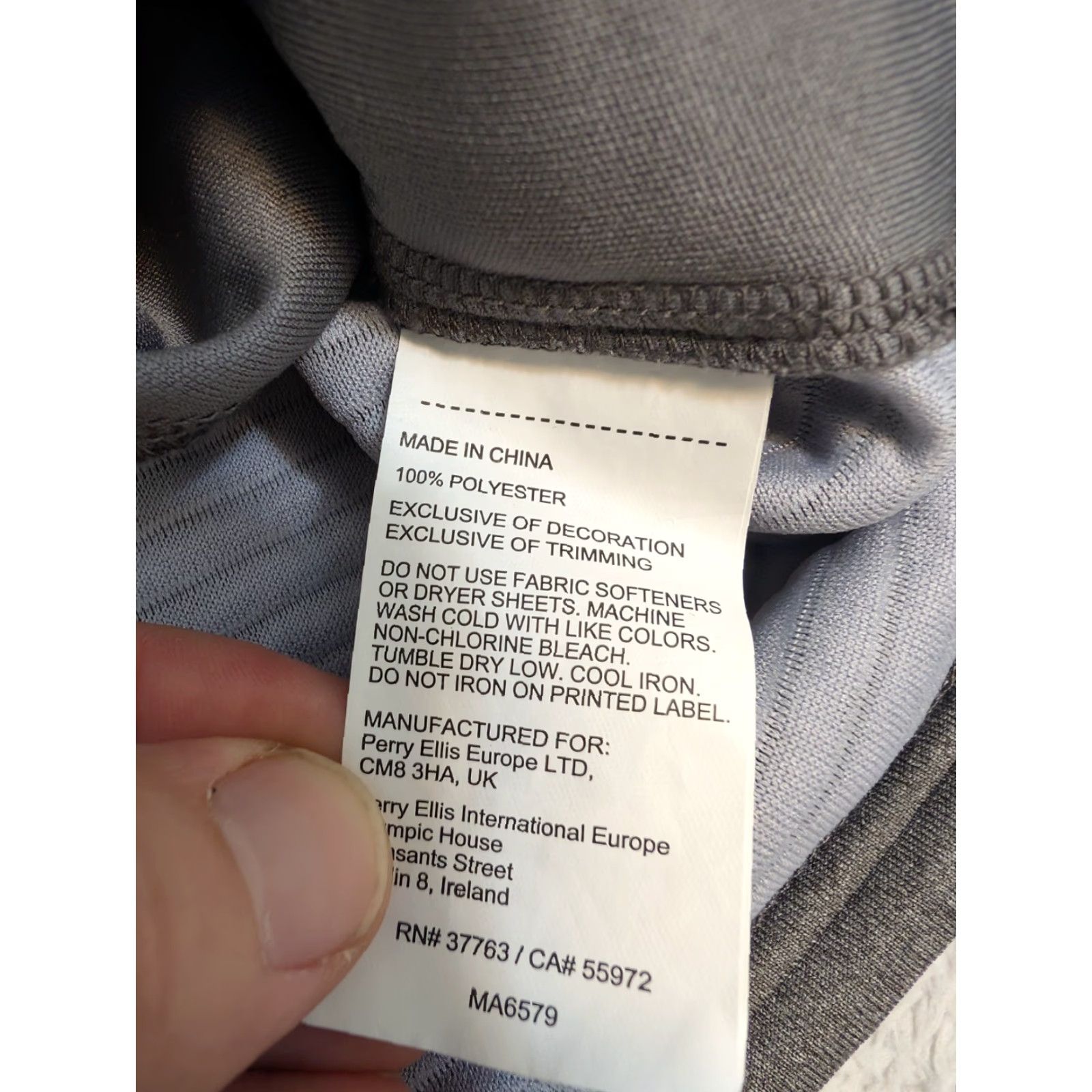 Callaway Callaway Jacket Mens Large L/S Charcoal/Light Grey 1/4 Zip Fleece Pullover Embroidered Logo Size US L / EU 52-54 / 3 - 7 Thumbnail