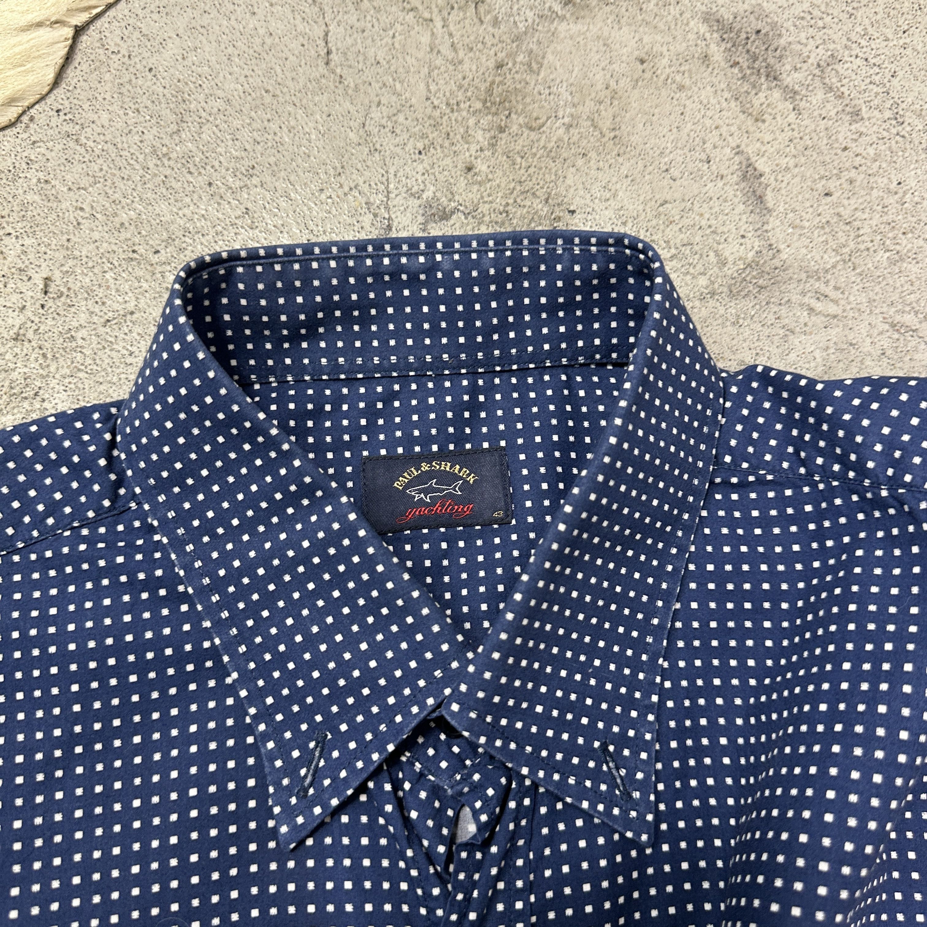 Paul & Shark Vintage Streetwear Elegant Gingham Paul & Shark Shirt Y2K Size US XL / EU 56 / 4 - 4 Thumbnail