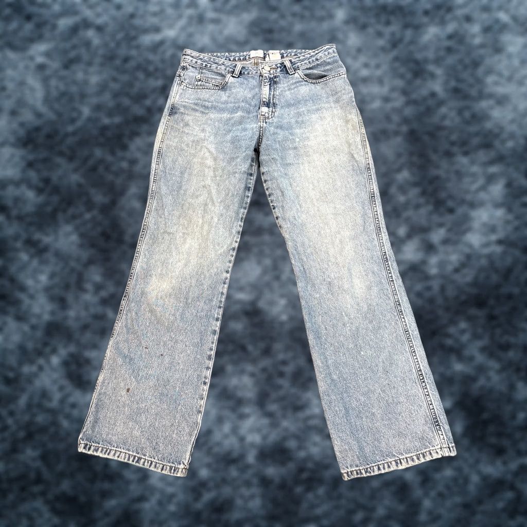 Calvin Klein VINTAGE Calvin Klein Jeans Blue 32x28 Regular Women Distressed Straight Denim 30in Inseam Size 32 Mens Womens Girls Size 24" / US 00 / IT 34 - 1 Thumbnail