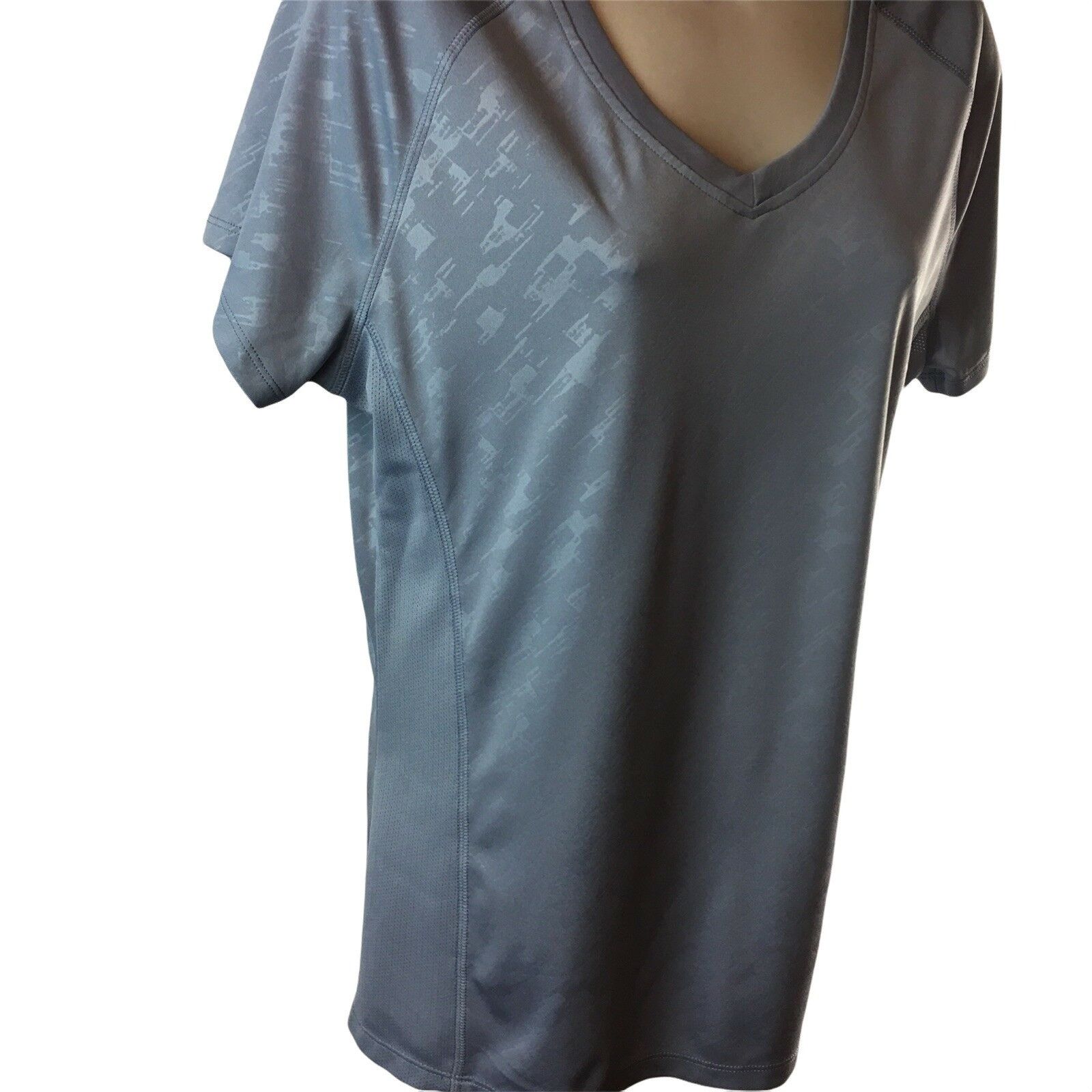 Champion Workout Shirt Champion Top Womens Gray Large Spandex Vapor P Size L / US 10 / IT 46 - 4 Thumbnail
