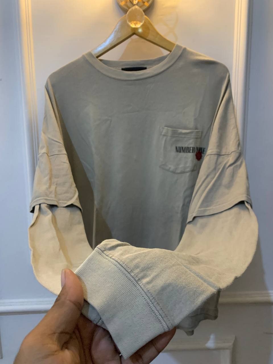 Number (N)ine Number (n)ine • doubel layer asymmetric skateboard styel Size US M / EU 48-50 / 2 - 3 Thumbnail