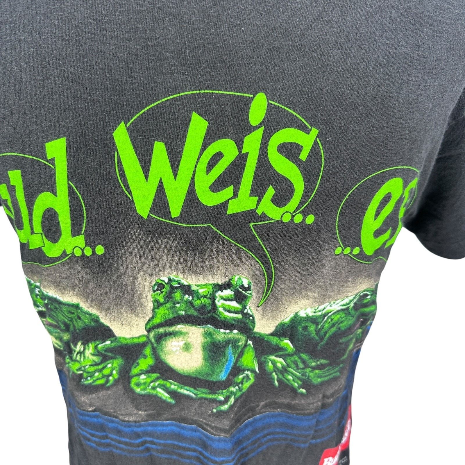 Budweiser Vintage Budweiser Frogs T-Shirt Mens M Black Bud Weis Er Pad Size US M / EU 48-50 / 2 - 2 Thumbnail