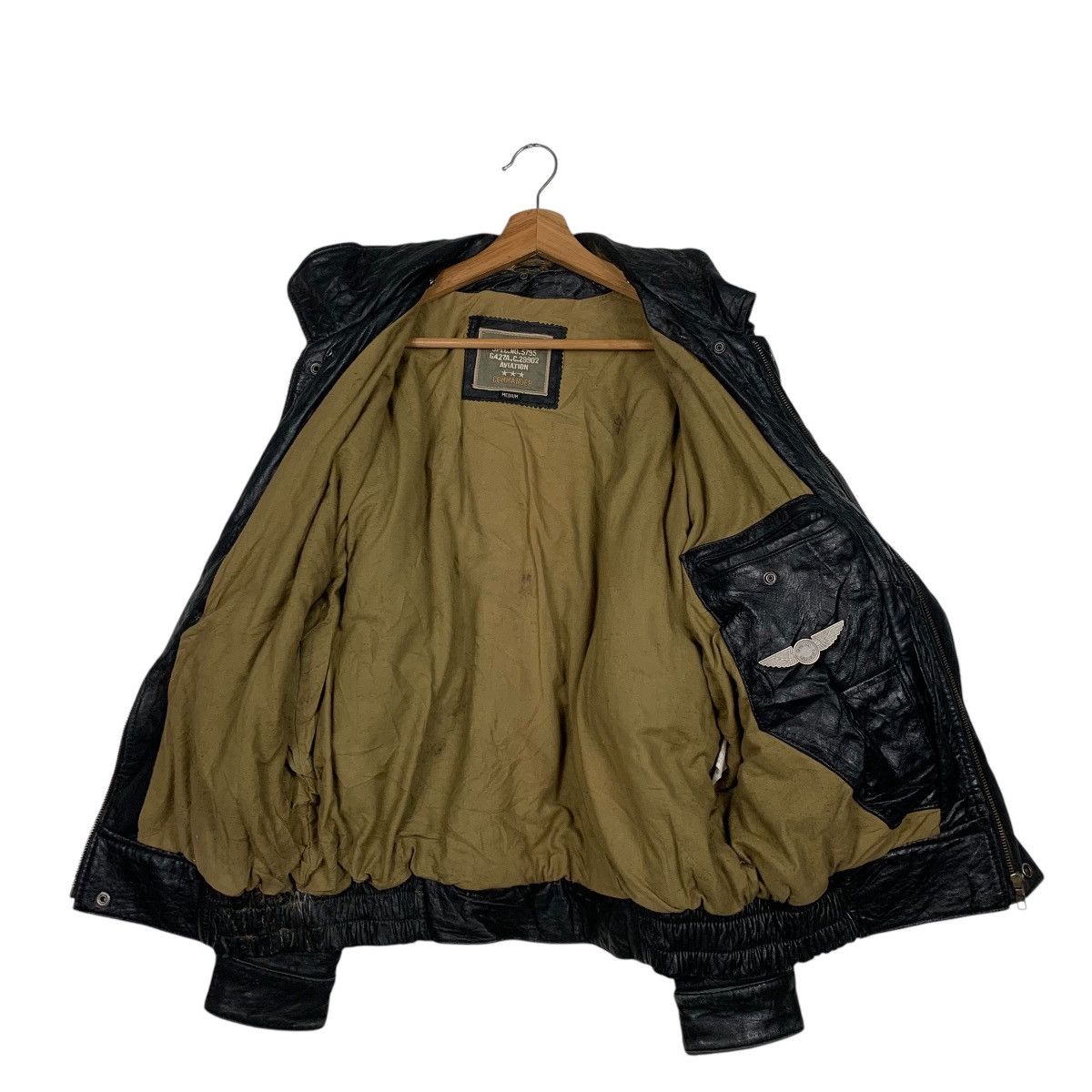 Japanese Brand Vintage Commander Aviator Leather Jacket Size US M / EU 48-50 / 2 - 11 Thumbnail