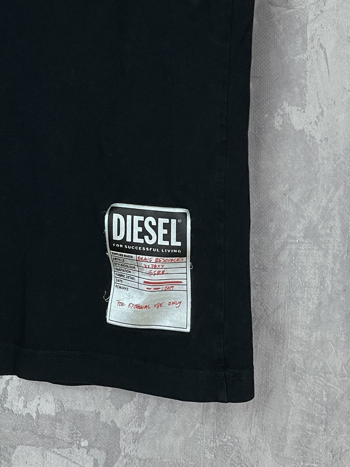Diesel × Japanese Brand × Vintage Y2K Diesel T Shirt Vintage 3D Cat Logo Avantgarde Style Size US M / EU 48-50 / 2 - 11 Thumbnail