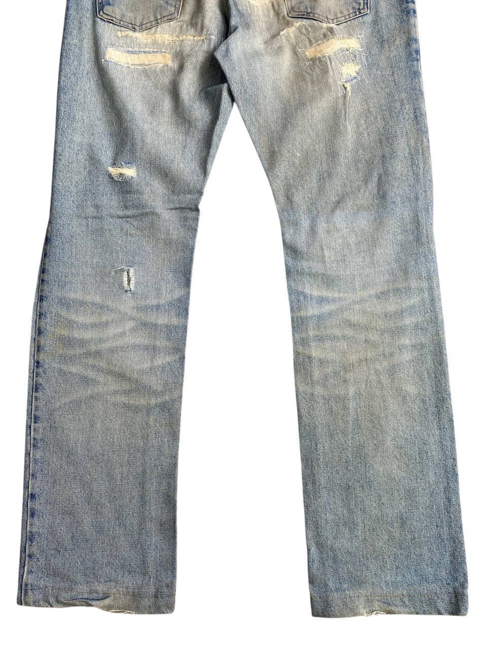 Dolce & Gabbana 2000’s Dolce Gabbana Thrashed Slim Fit Denim Size US 34 / EU 50 - 15 Thumbnail
