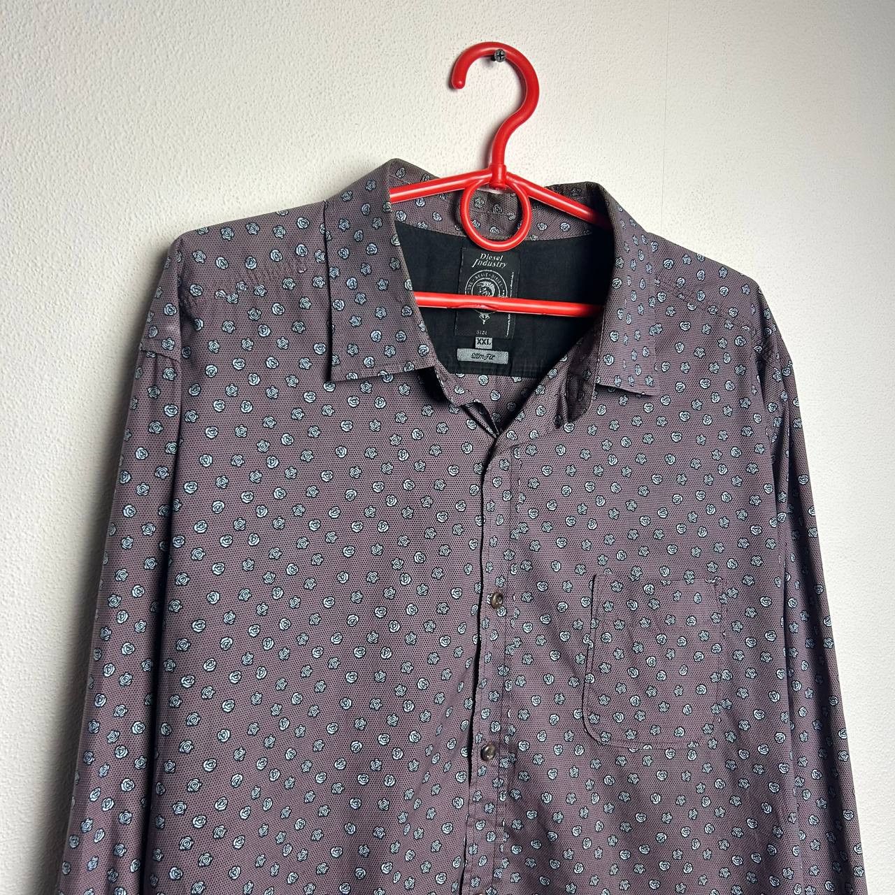 Diesel Vintage Diesel Graphic basic streetwear button shirt Size US XXL / EU 58 / 5 - 2 Thumbnail