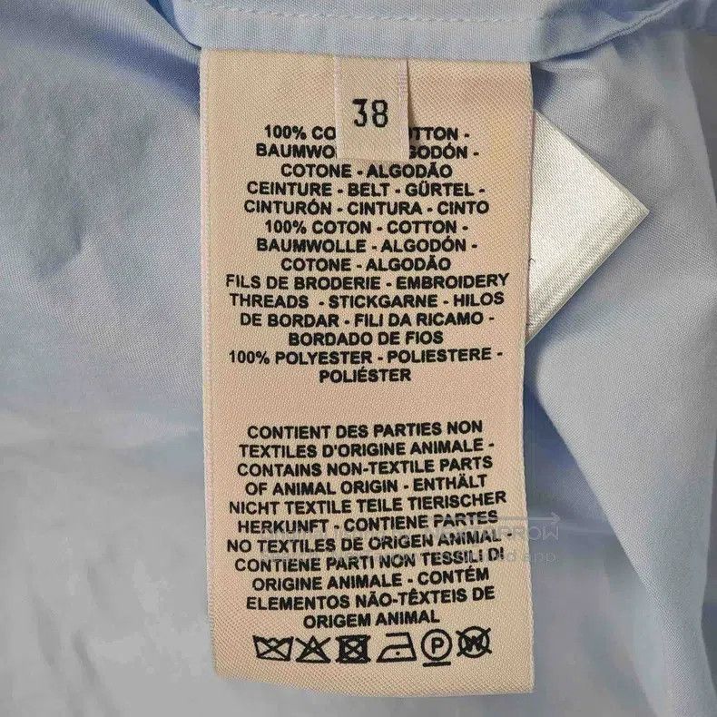 Hermes Hermes Blue shirt-style dress Size XS / US 0-2 / IT 36-38 - 5 Thumbnail