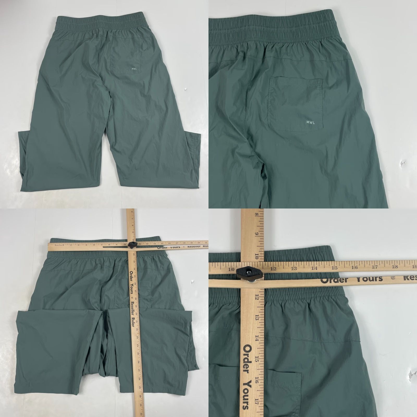 Madewell Madewell Track Pants Womens Large Green Relaxed Lightweight Gym Workout Athletic Track Pants Mens Womens? Size 30" / US 8 / IT 44 - 8 Thumbnail