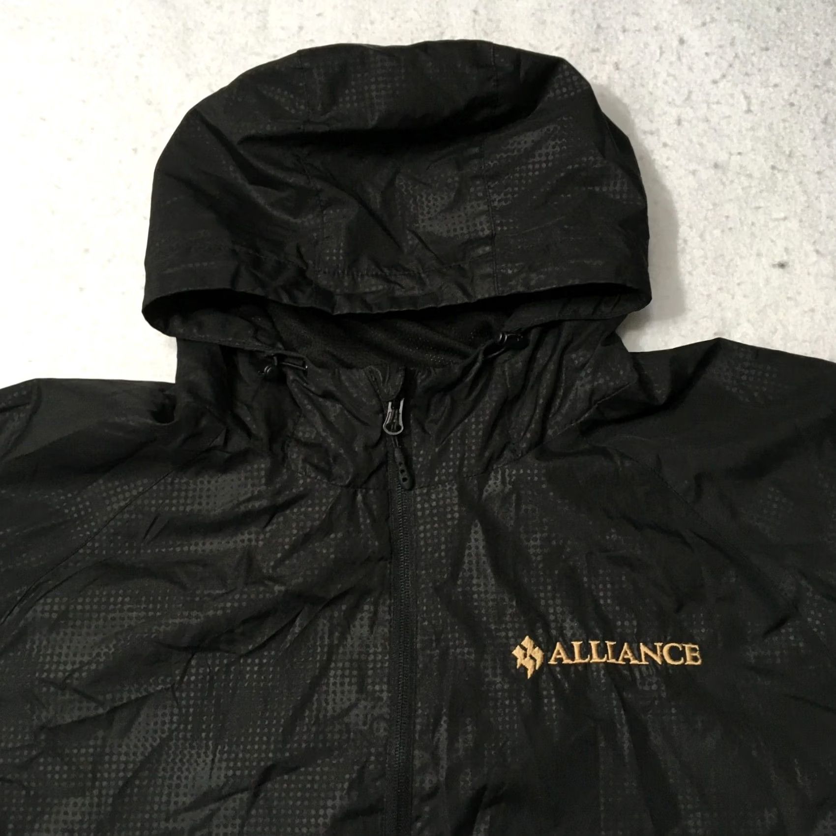 Logo 7 ALLIANCE Jacket Mens XL Black Full Zip Up vector logo Size US XL / EU 56 / 4 - 3 Thumbnail