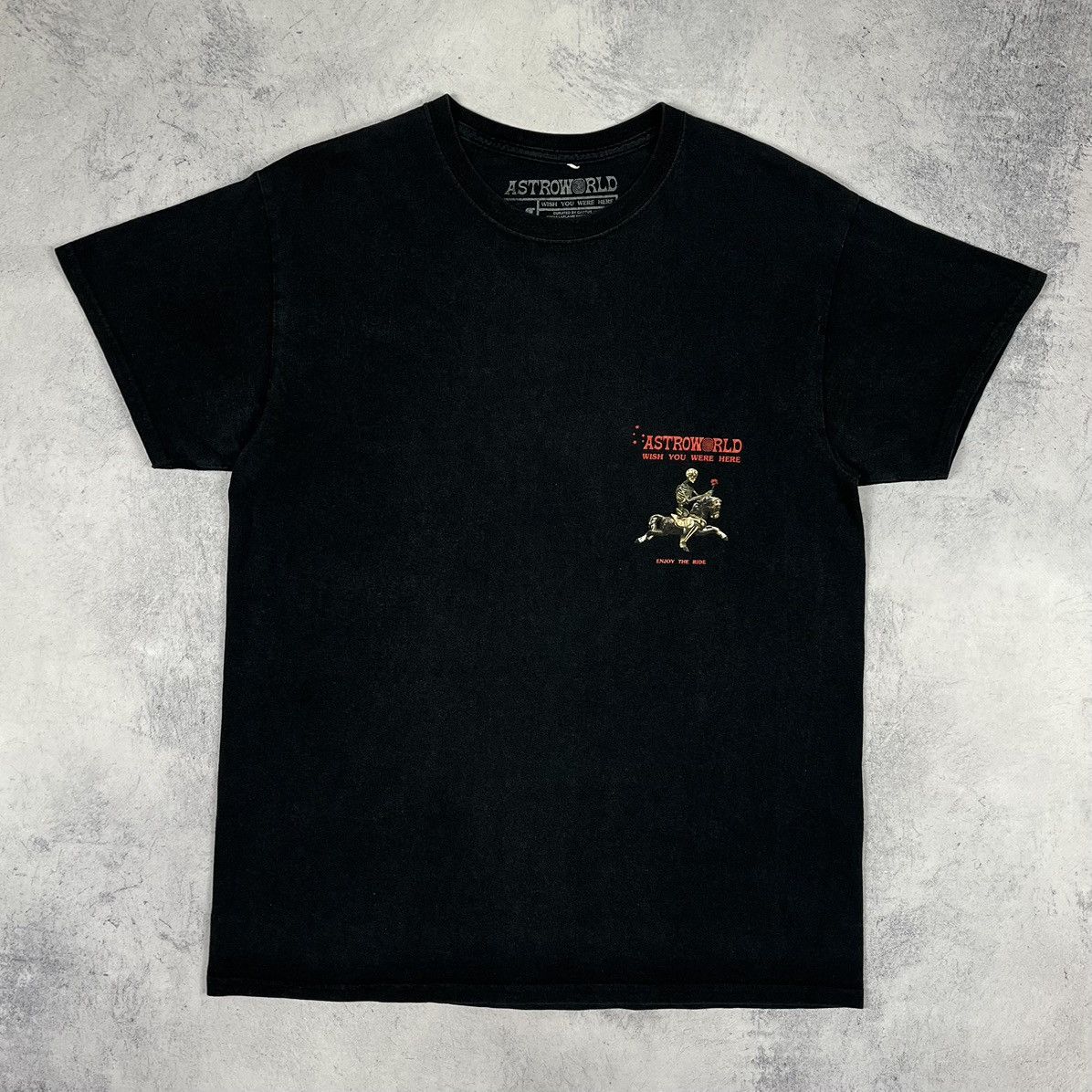 Travis Scott Astroworld Cactus Jack Enjoy the Ride big logo tee Size US M / EU 48-50 / 2 - 7 Thumbnail