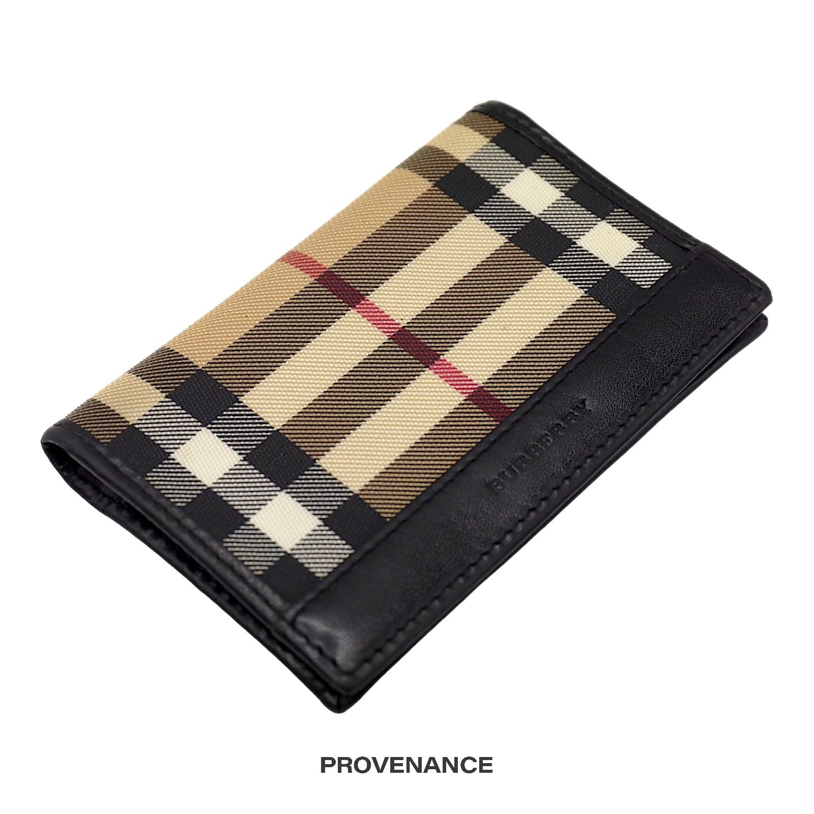Burberry 🔴 Burberry ID Pocket Organizer Wallet - Nova Check Size ONE SIZE - 3 Thumbnail