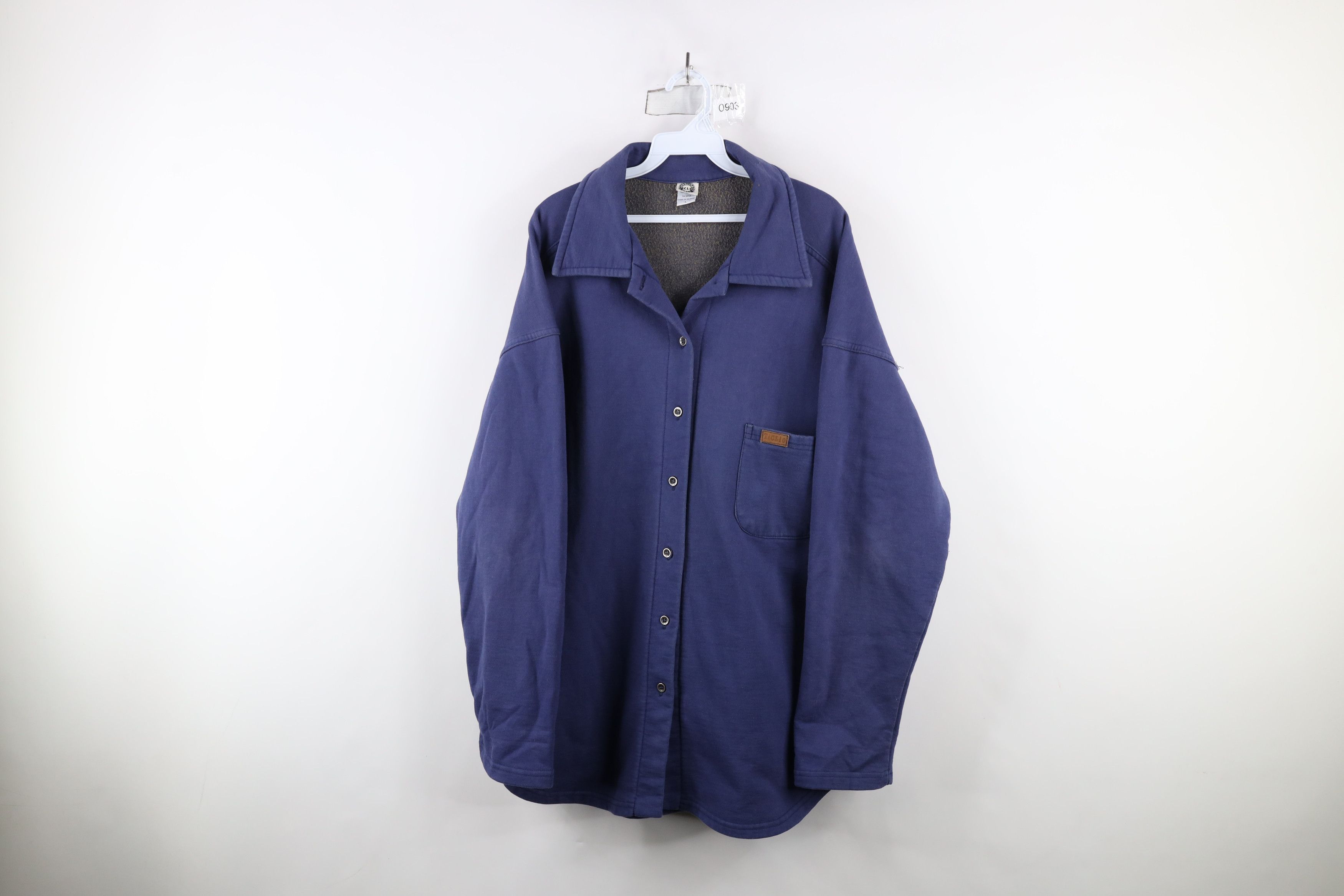 Vintage Vintage 90s Streetwear Heavy Button Shirt Jacket Jac Shirt Size L / US 10 / IT 46 - 1 Thumbnail
