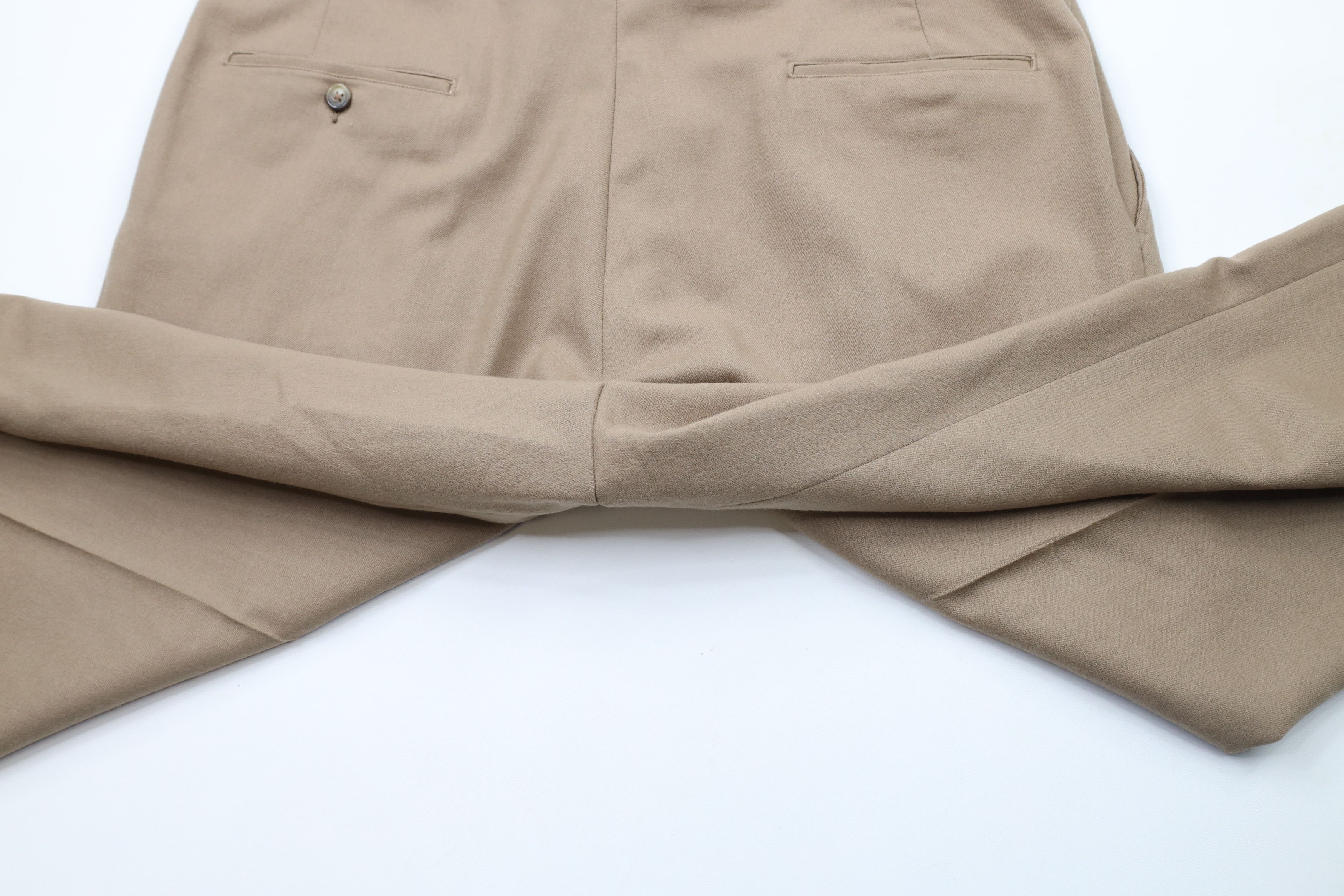 Vintage Vintage 90s Streetwear Wool Pleated Wide Leg Chino Pants USA Size US 36 / EU 52 - 14 Thumbnail
