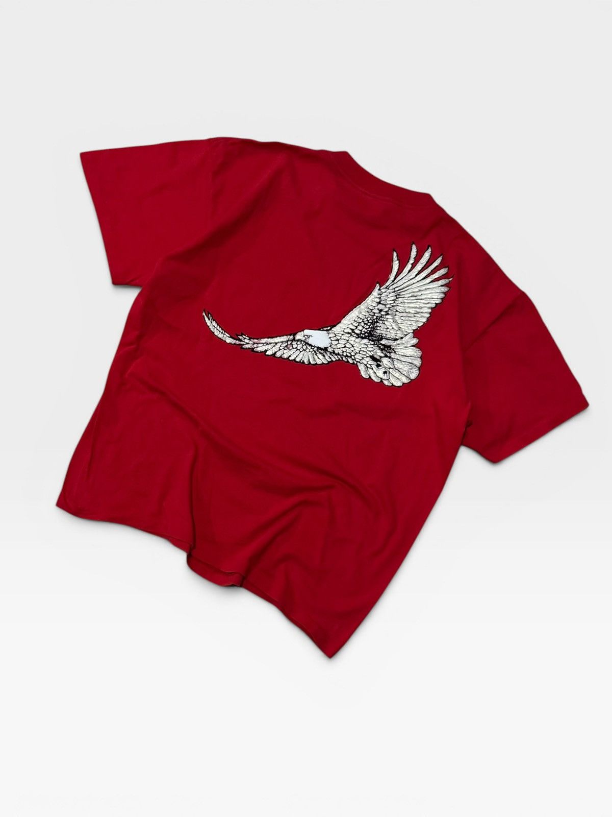 Vintage Vintage 90’s Winston Eagle Pocket T-Shirt Size US XL / EU 56 / 4 - 4 Thumbnail
