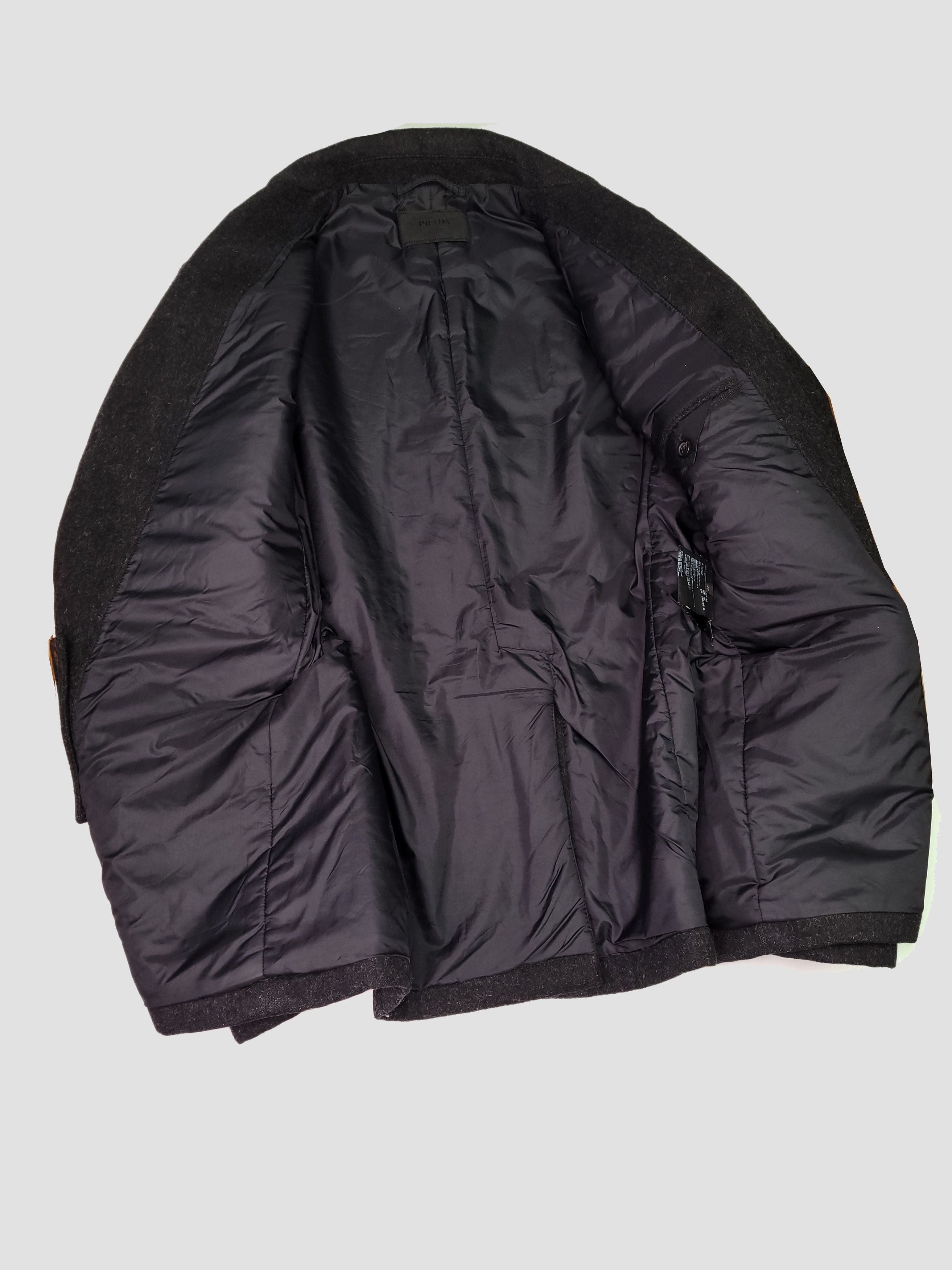 Prada Prada Milano _ Wool _ Three Button Insulated Blazer / Jacket Size 48R - 3 Thumbnail