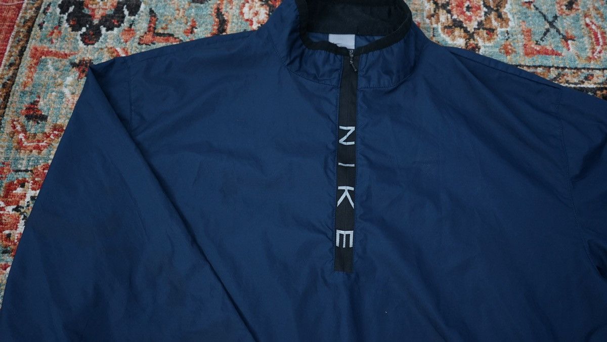 Nike Vintage Navy Blue Nike Windbreaker Size US L / EU 52-54 / 3 - 2 Thumbnail