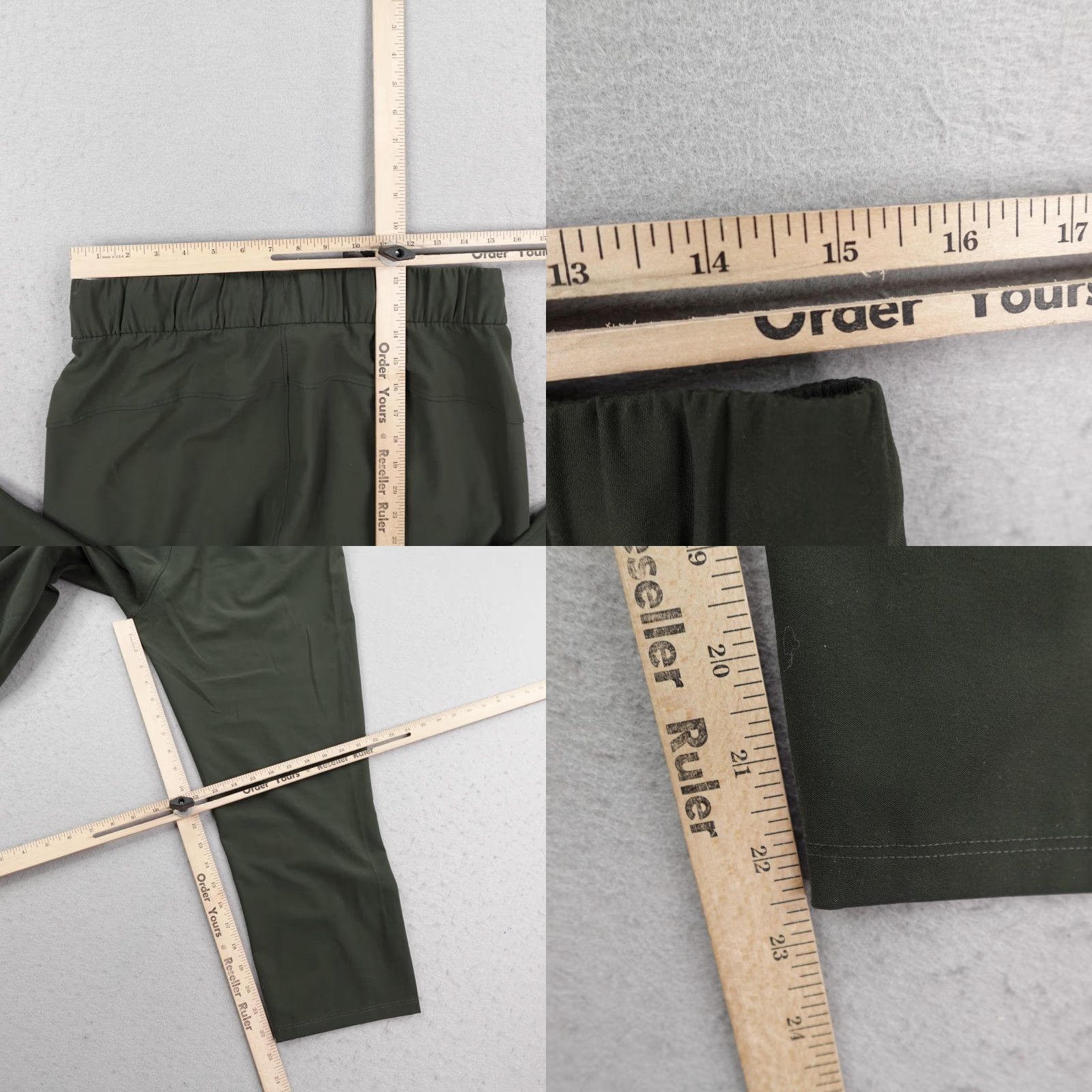 Lululemon Lululemon Pants Womens 8 Green On The Fly Woven Cropped Jogger Yoga Gym Athletic Size 30" / US 8 / IT 44 - 8 Thumbnail