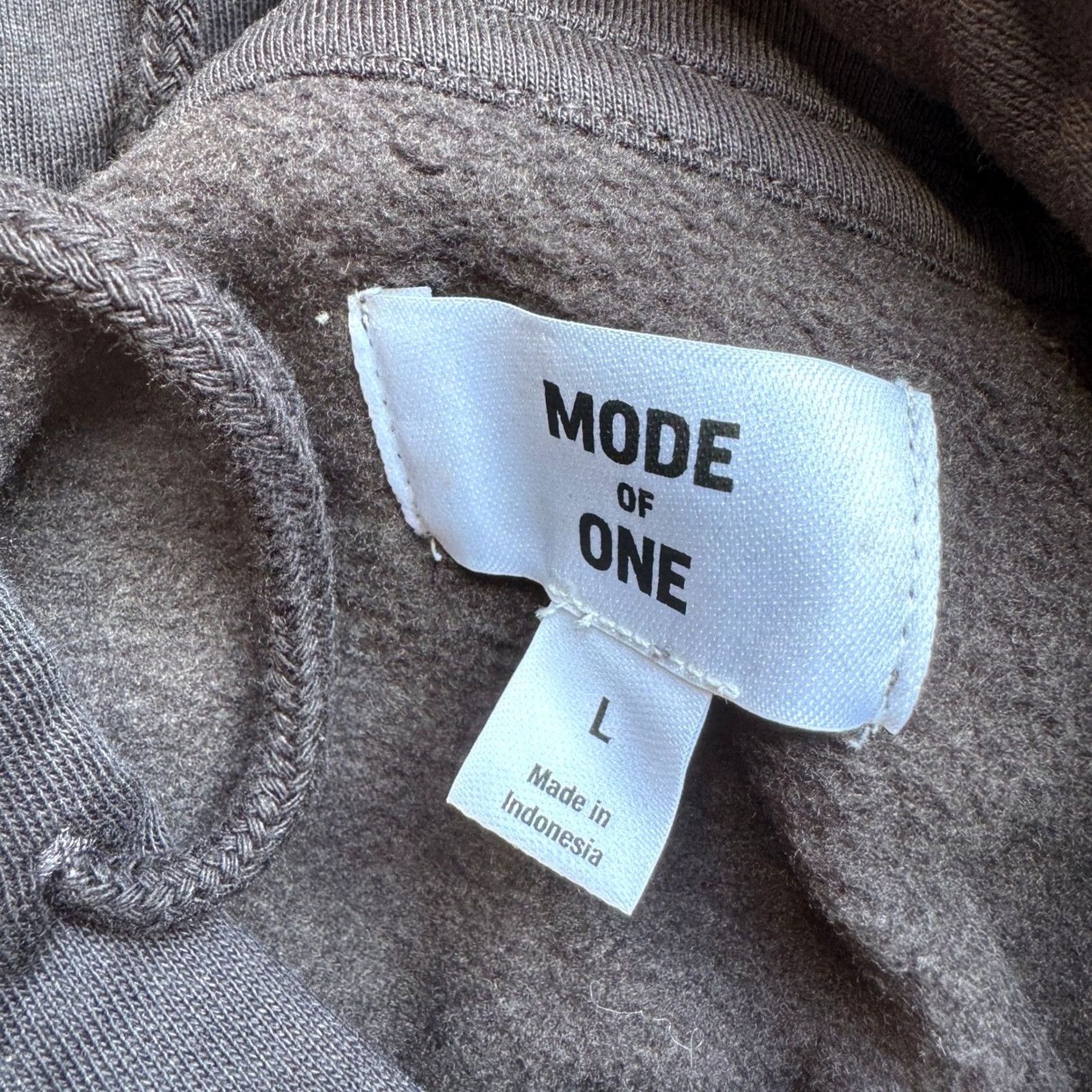 Vintage Mode of One Hoodie Mens Oversized Graphic Jet Grey Astronaut Space L Size US L / EU 52-54 / 3 - 4 Thumbnail