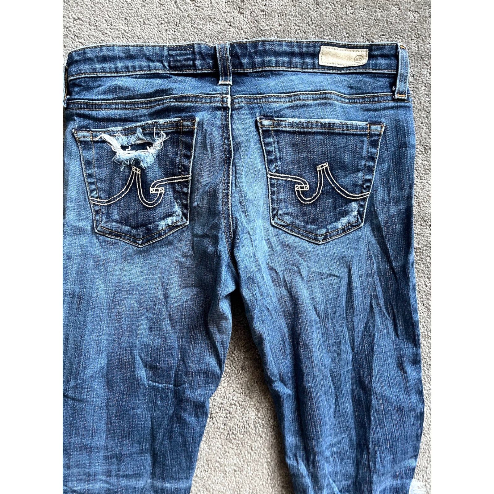 Vintage VINTAGE Adriano Goldschmied Jeans Womens 27 Skinny Straight Denim Pants City Preppy Blue 90s Womens Size 27" / US 4 / IT 40 - 2 Thumbnail