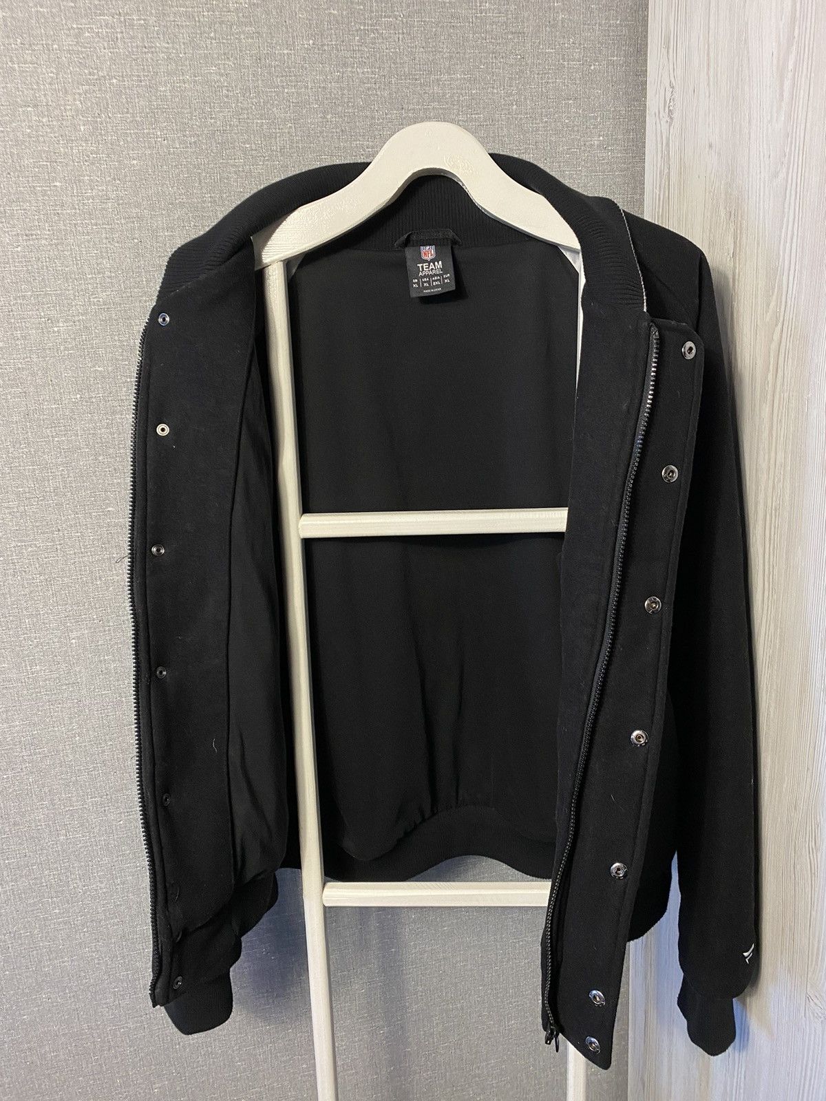NFL × Vintage Vintage Raiders NFL WOOL Bomber Jacket BIG LOGO Size XL Size US XL / EU 56 / 4 - 9 Thumbnail