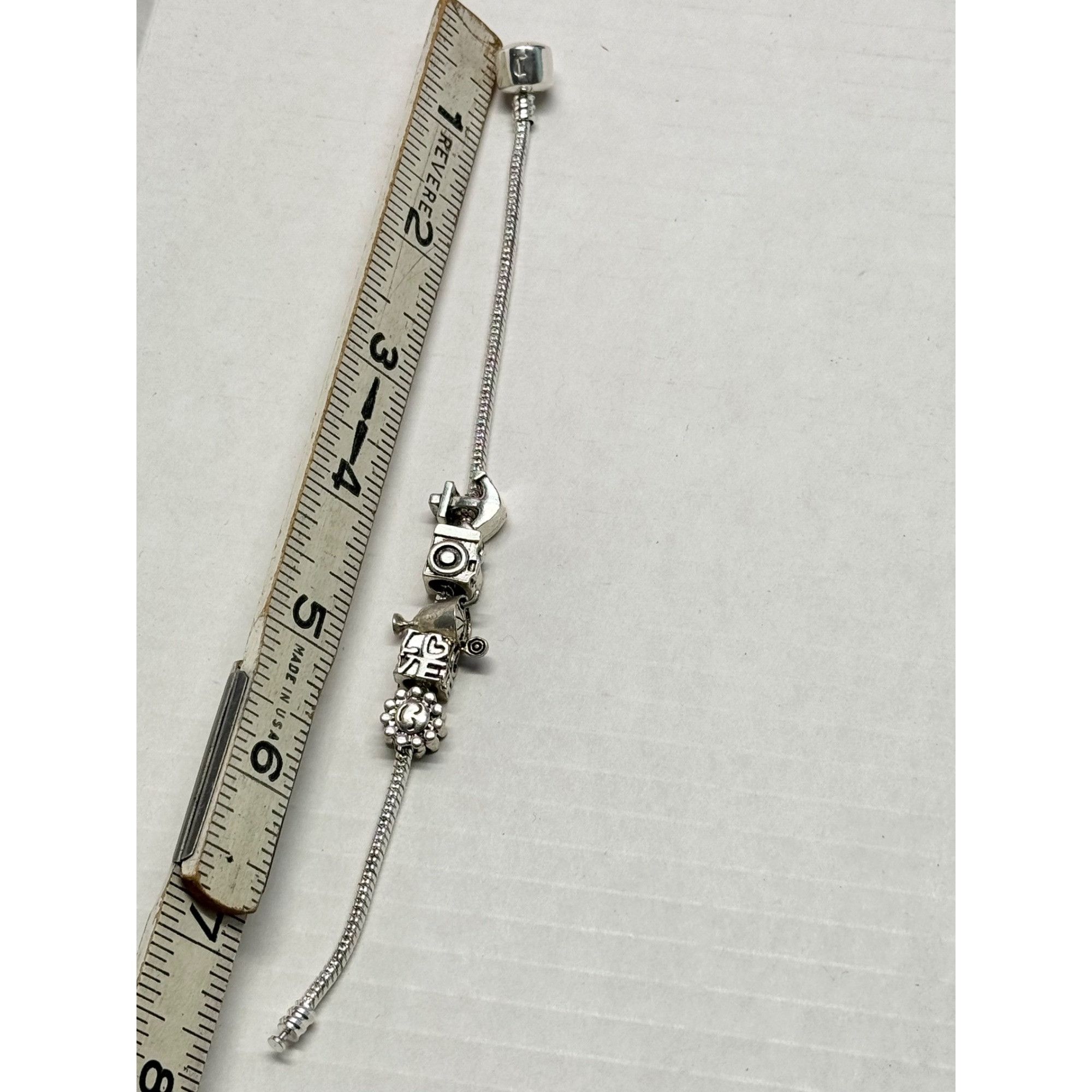 Vintage Vintage slide charm bracelet Size ONE SIZE - 6 Thumbnail