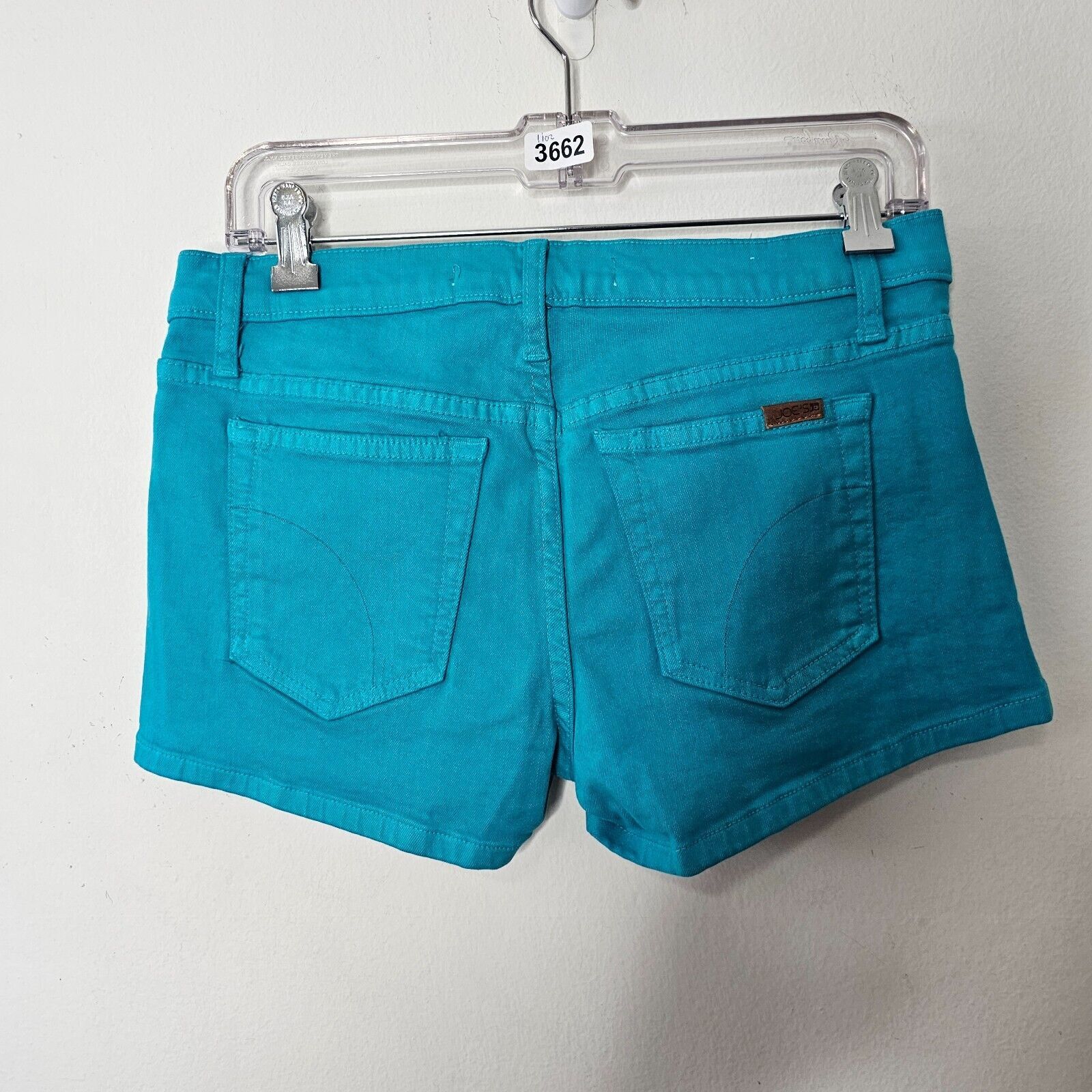 Other Joe’s Teal Aqua Blue Denim 5-Pocket Jean Short Shorts 29 Size 29" - 2 Thumbnail