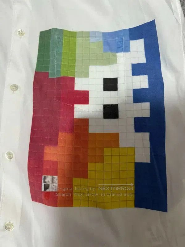 Comme des Garcons Comme des Garçons White Cotton Graphic Shirt . Size US XL / EU 56 / 4 - 3 Thumbnail