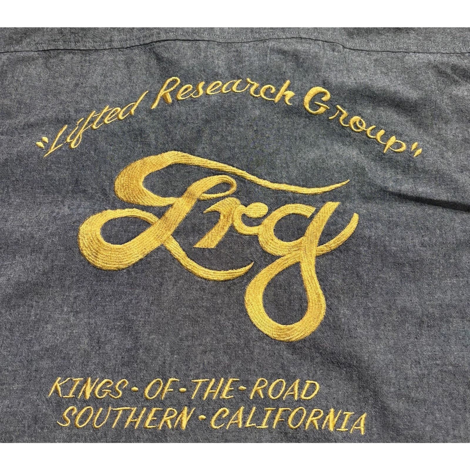 LRG Deadstock Y2K LRG Short Sleeve Gray Button Down Patches XL Size US XL / EU 56 / 4 - 2 Thumbnail