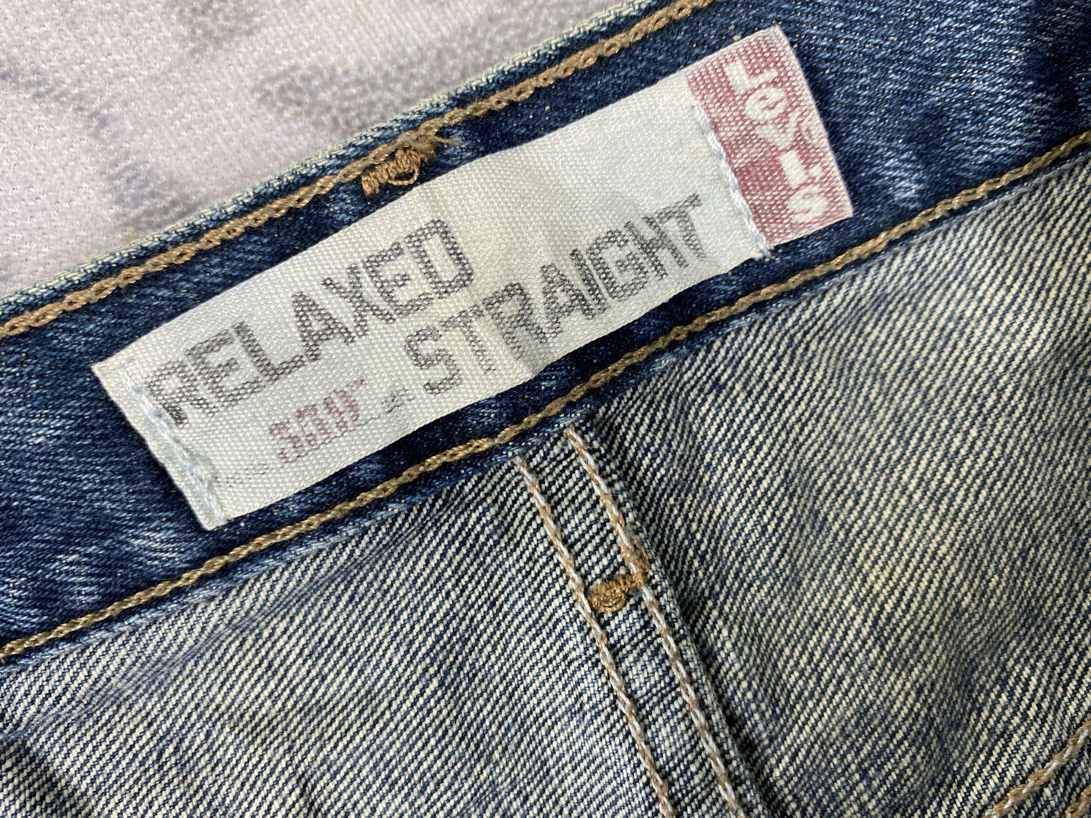 Levi's Distressed Blue Vintage Levi's 559 Jeans 35x35 Denim -JN1464 Size US 35 - 11 Thumbnail