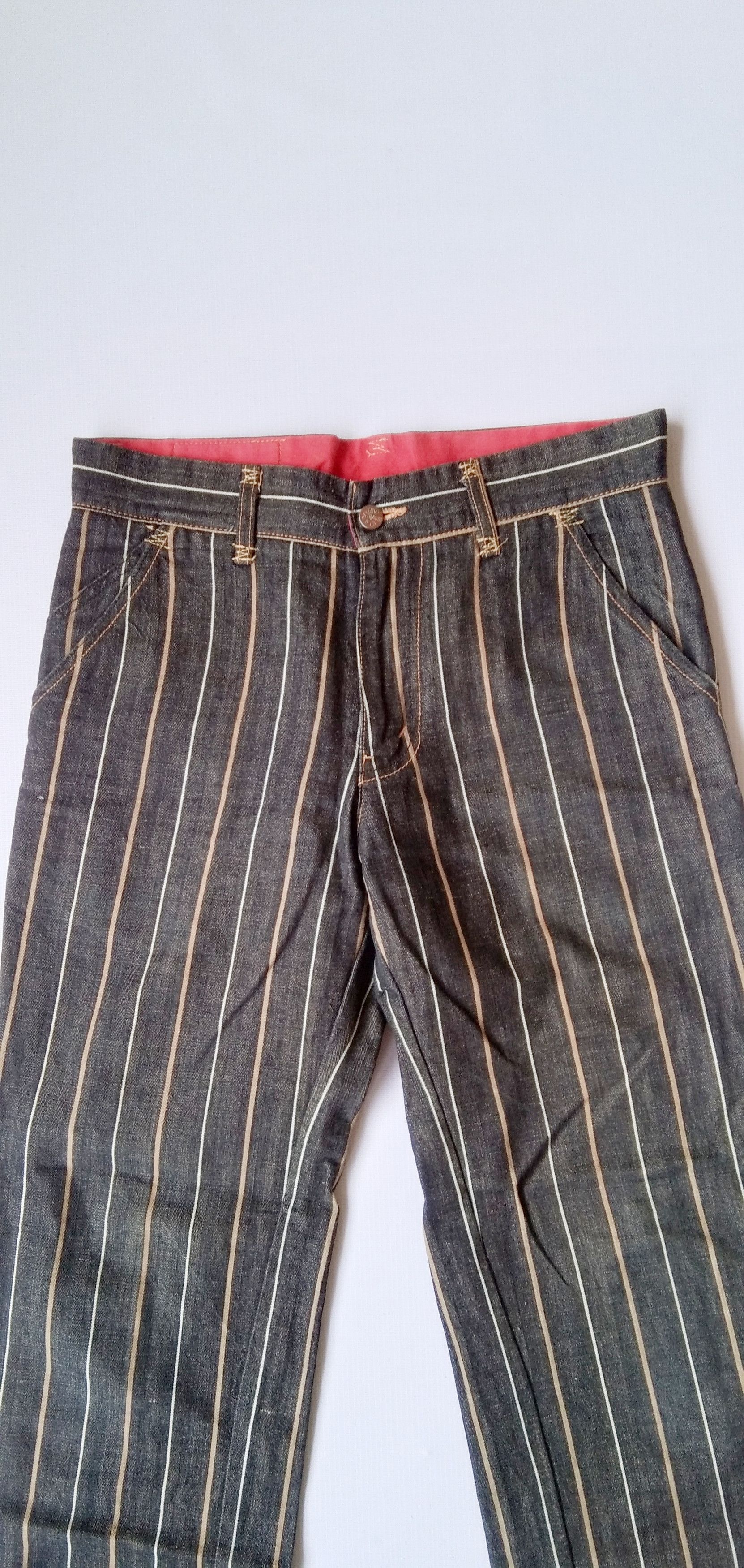 Levi's × Vintage 704 levis denim stipe pants Size 30" / US 8 / IT 44 - 3 Thumbnail