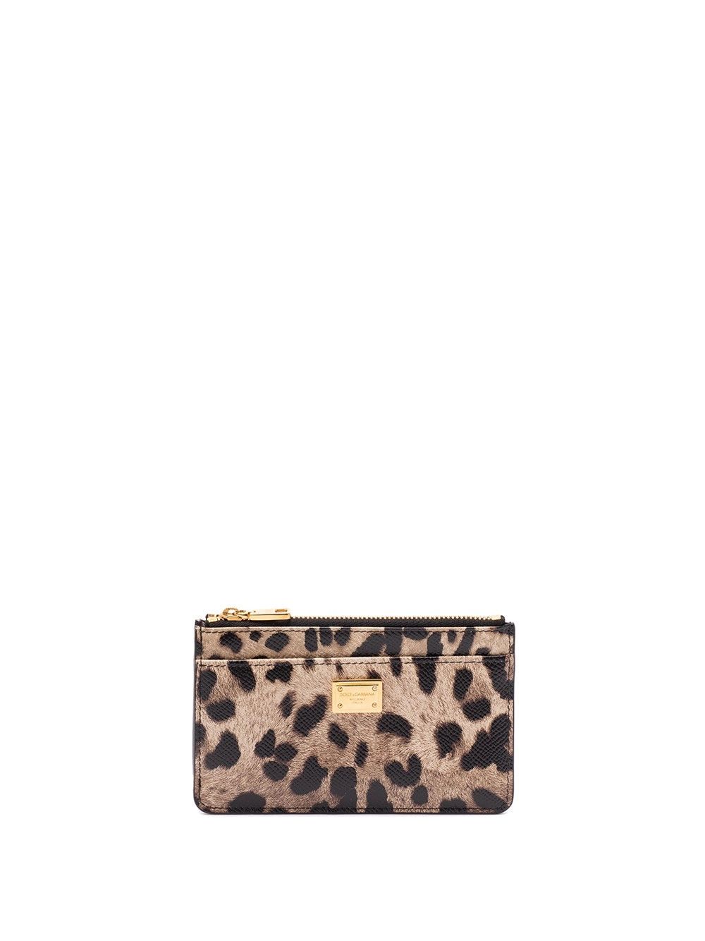 Dolce & Gabbana Leopard Print Card Holder Size ONE SIZE - 1 Thumbnail