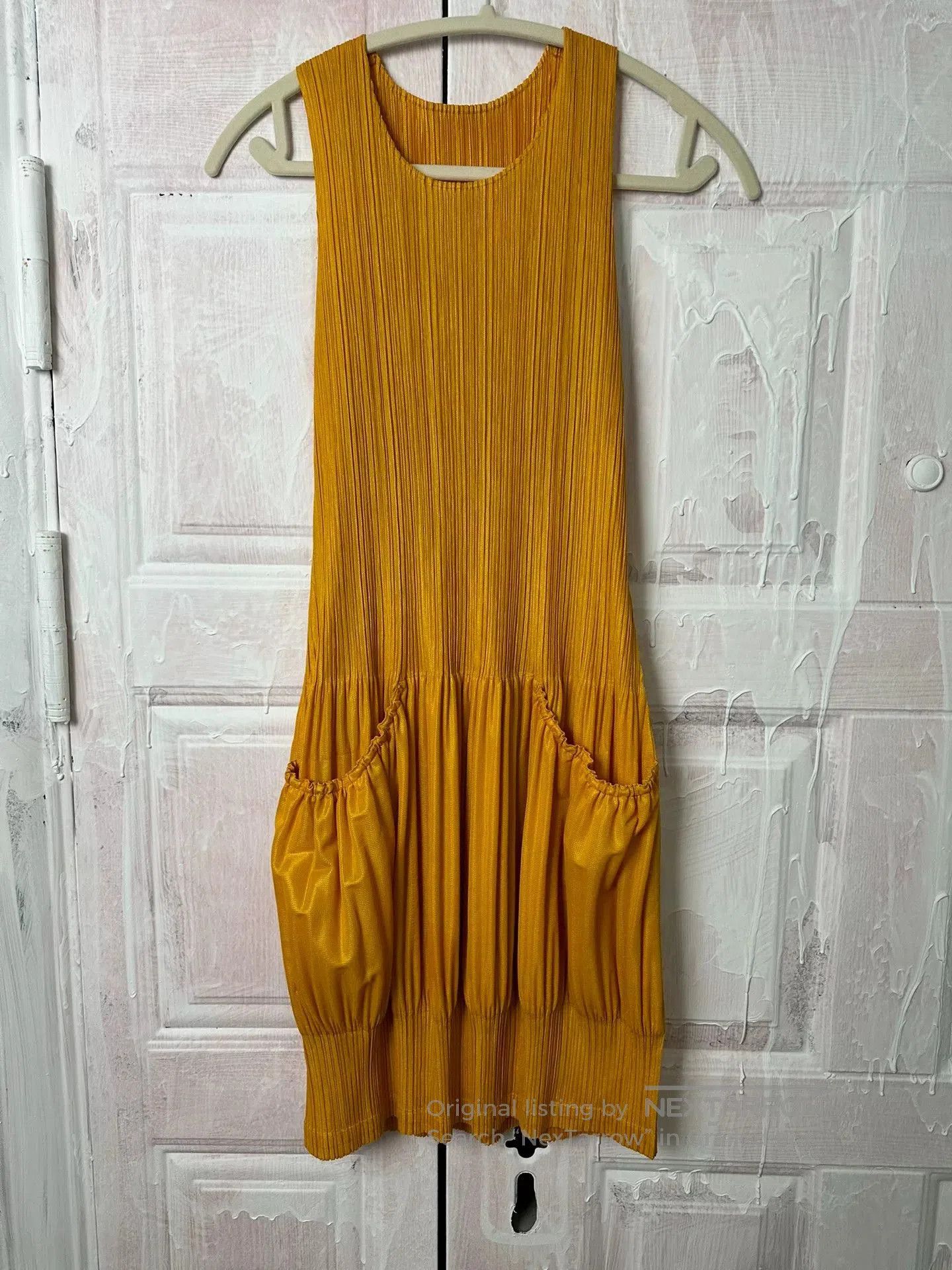 Pleats Please Issey Miyake Issey Miyake Pleats Please Summer Short Dress. Size L / US 10 / IT 46 - 1 Thumbnail