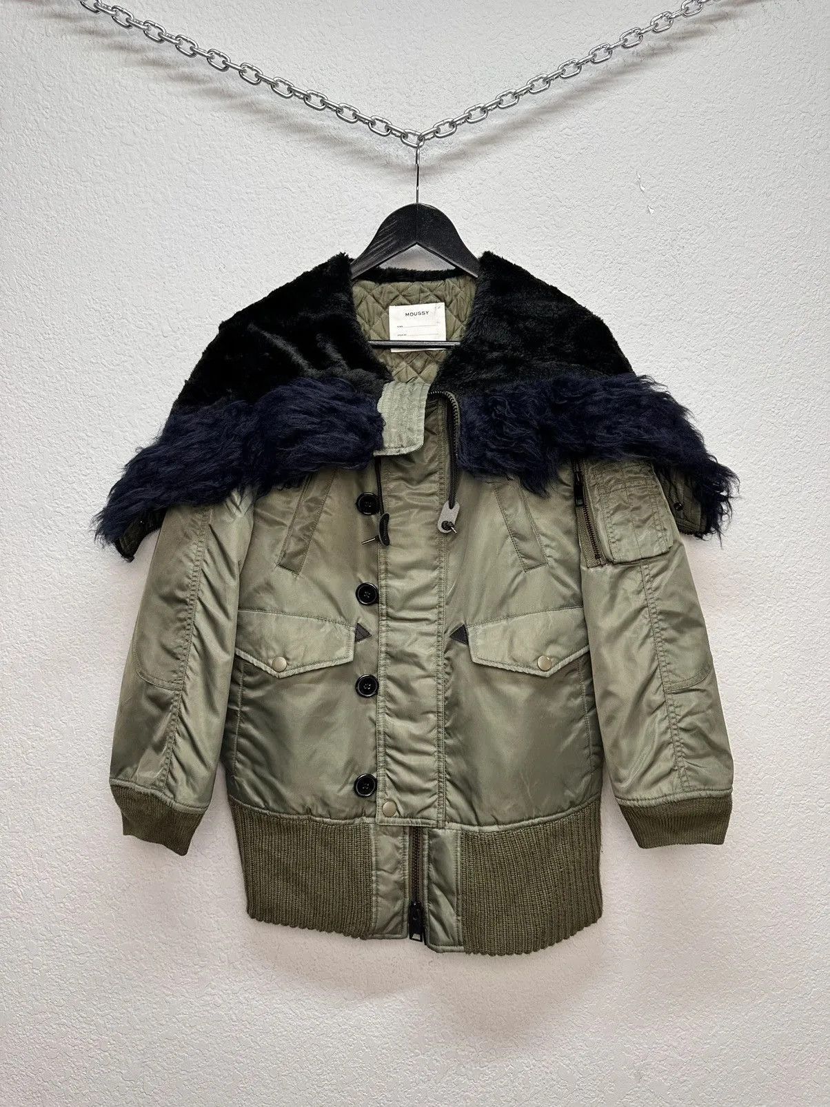Hysteric Glamour Ifsixwasnine Jacket Black Coat Fur Y2K Style Japanese Brand Size US M / EU 48-50 / 2 - 4 Thumbnail