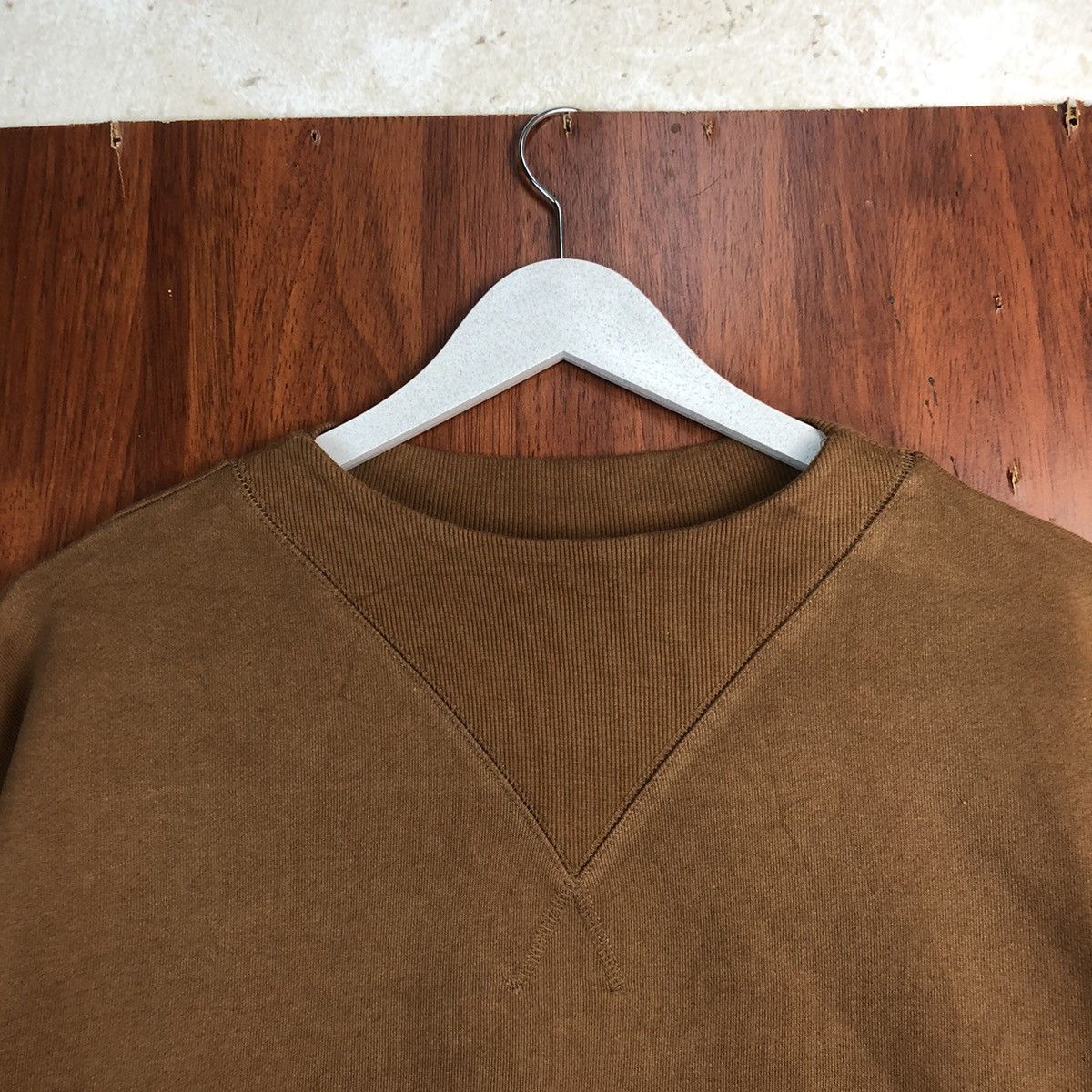 Japanese Brand × Vintage American Holic Brown Sweatshirt #7555 Size US XL / EU 56 / 4 - 4 Thumbnail