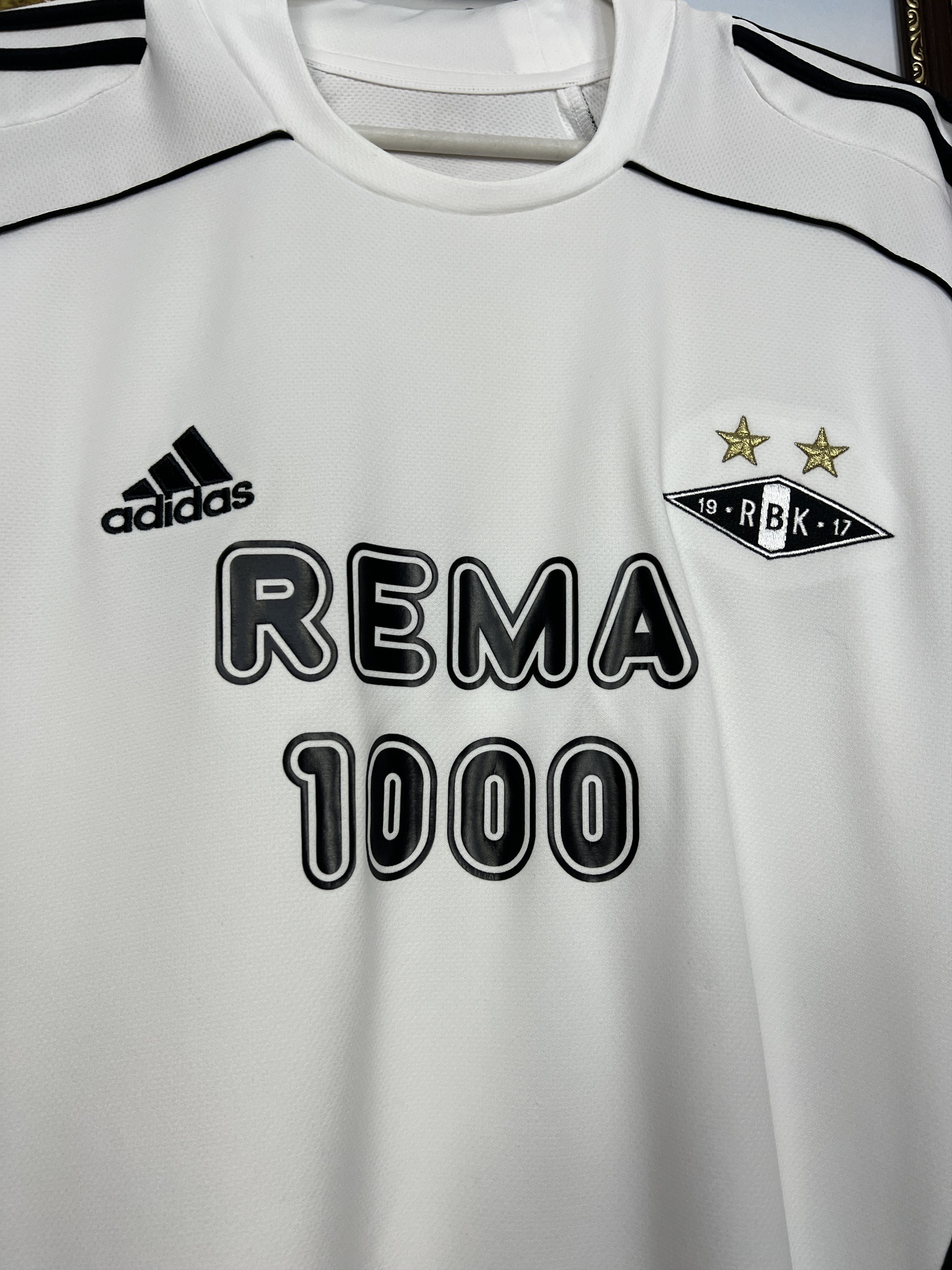 Adidas Rosenborg Home football shirt 2008 Soccer Adidas Long Sleeve Size US XL / EU 56 / 4 - 3 Thumbnail