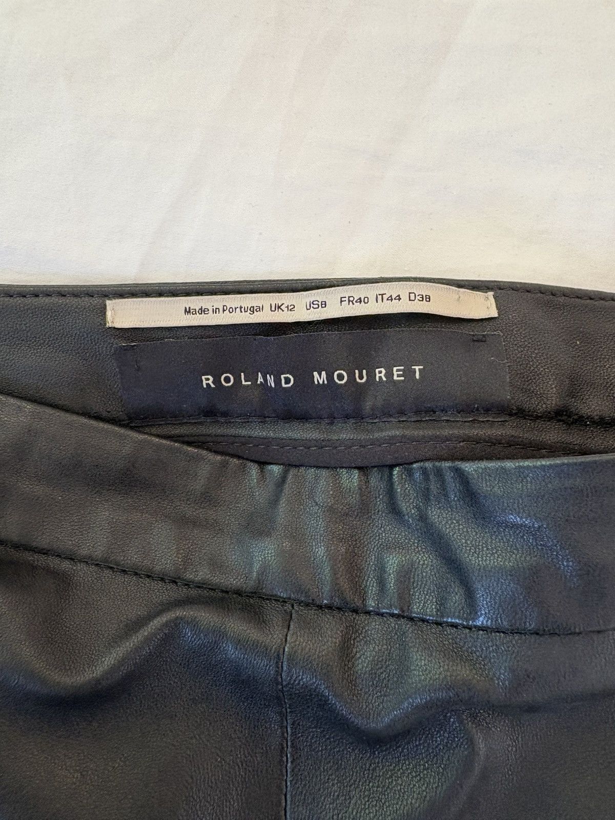 Roland Mouret Roland Mouret Leather Pants Size 30" / US 8 / IT 44 - 3 Thumbnail
